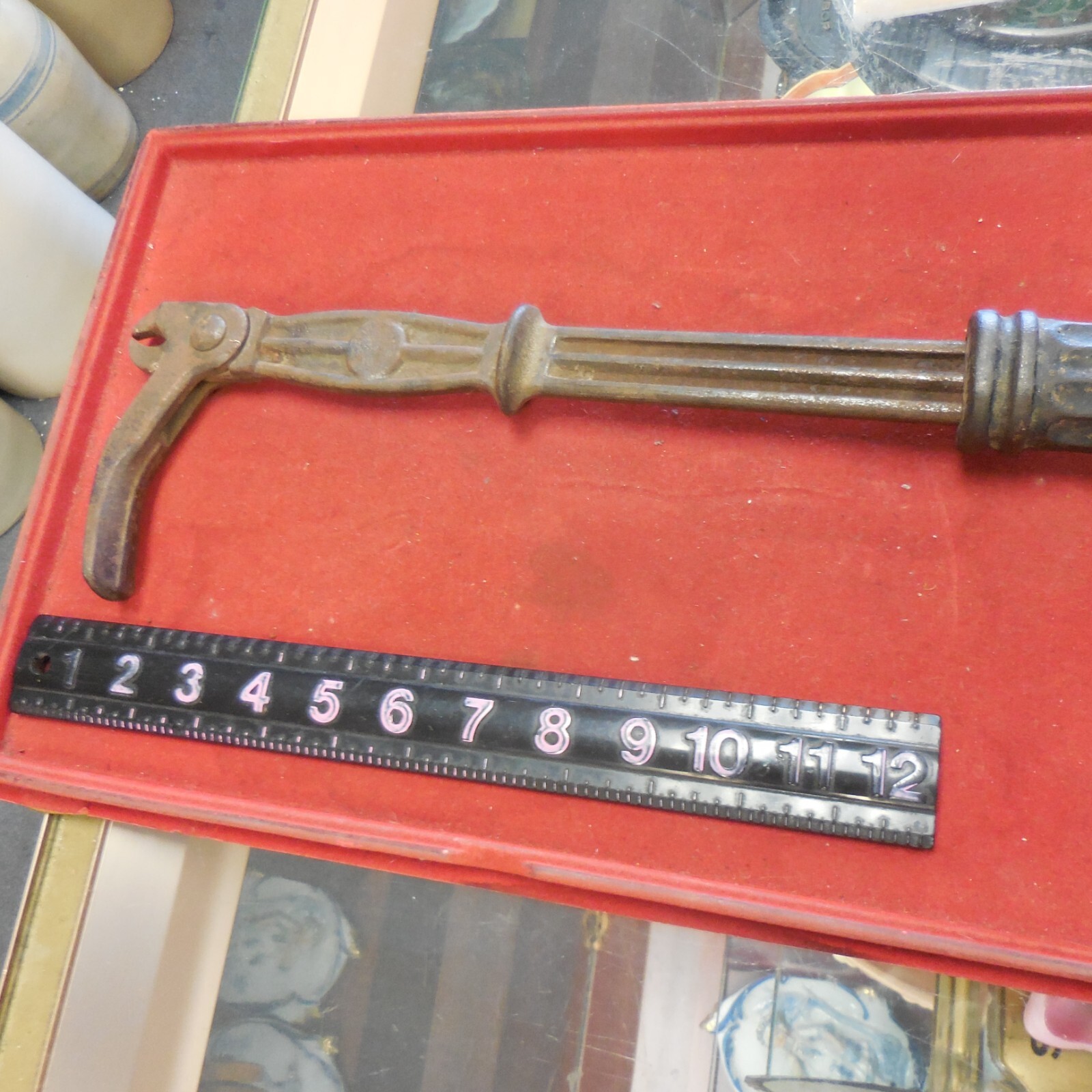 Vintage Bridgeport Nail Puller Remover Slide Hammer No. 60 Suregrip