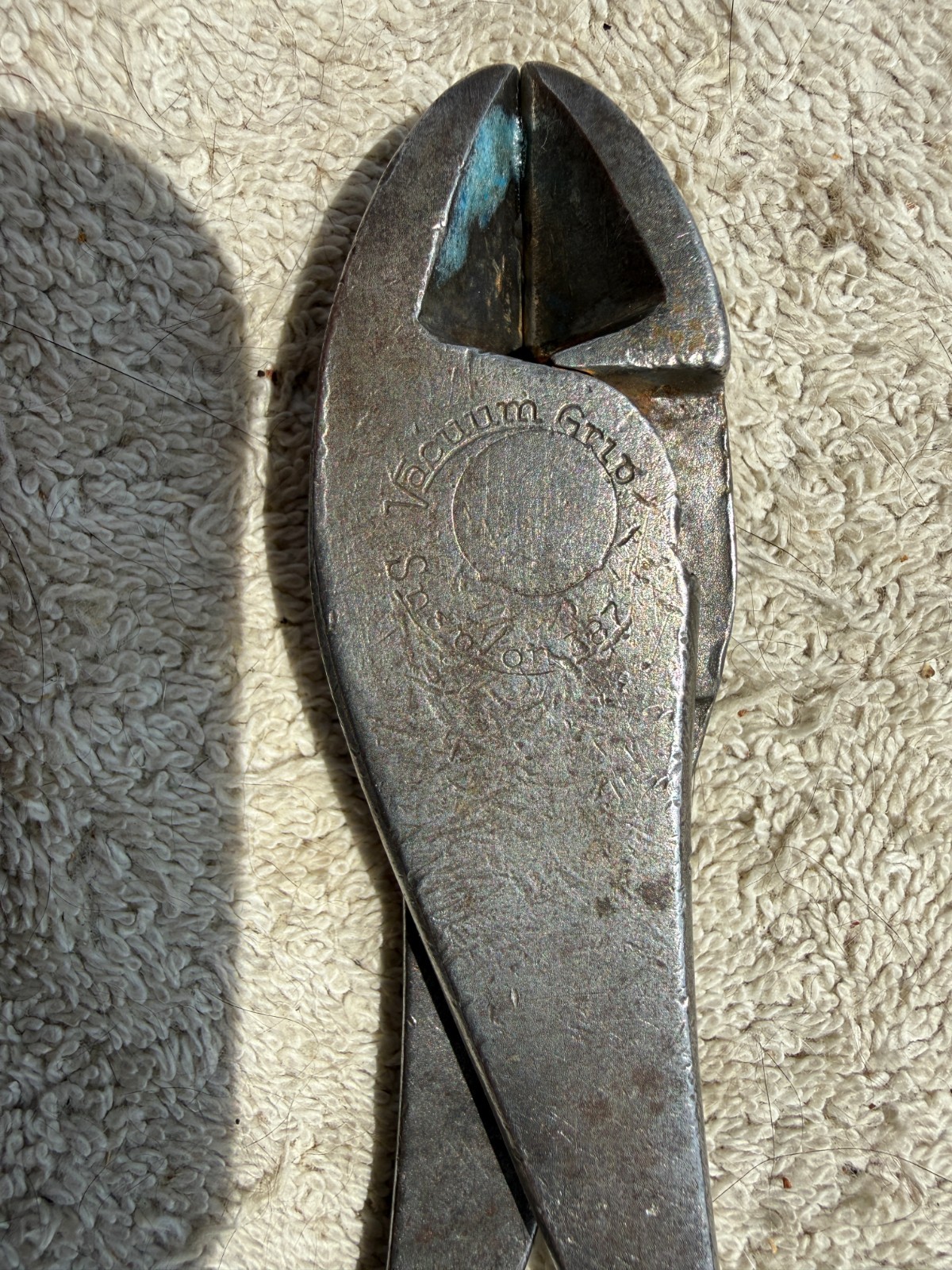 VINTAGE SNAP-ON USA 7-1/2″ VACUUM GRIP DIAGONAL CUTTING PLIERS NO 387