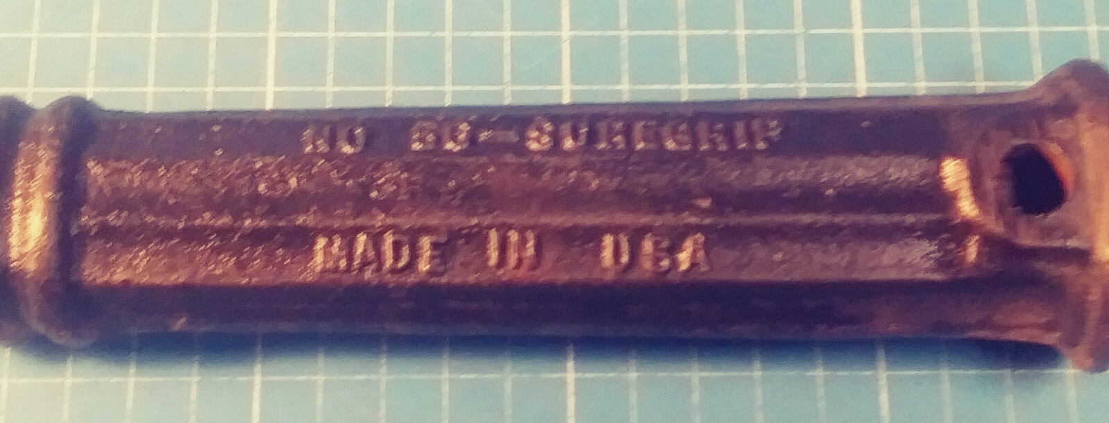 Vintage Crescent Suregrip No # 56 Cast Iron Nail Puller Tool Made In USA