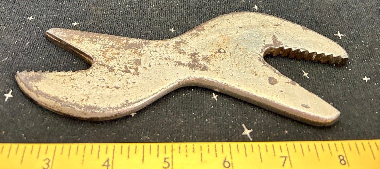 Vintage Chrome Double Ended Alligator Wrench 7″