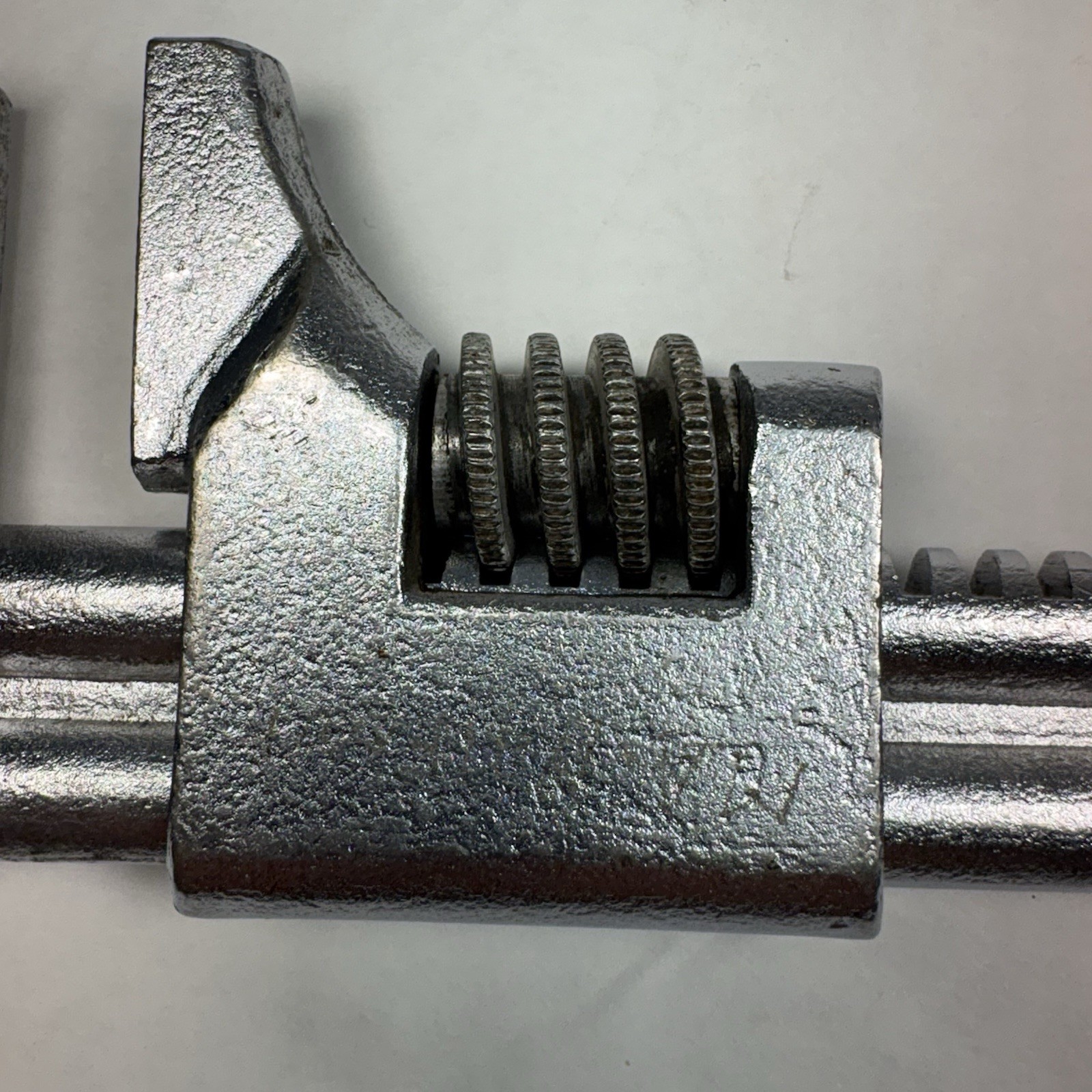 Vintage 11″ Diamond Tool & Horseshoe Co Adjustable Monkey Pipe Wrench C-711