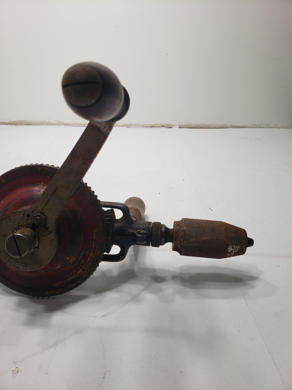 Vintage Millers Falls Company No 97 Breast Drill Wood Work Tool Pre Owned