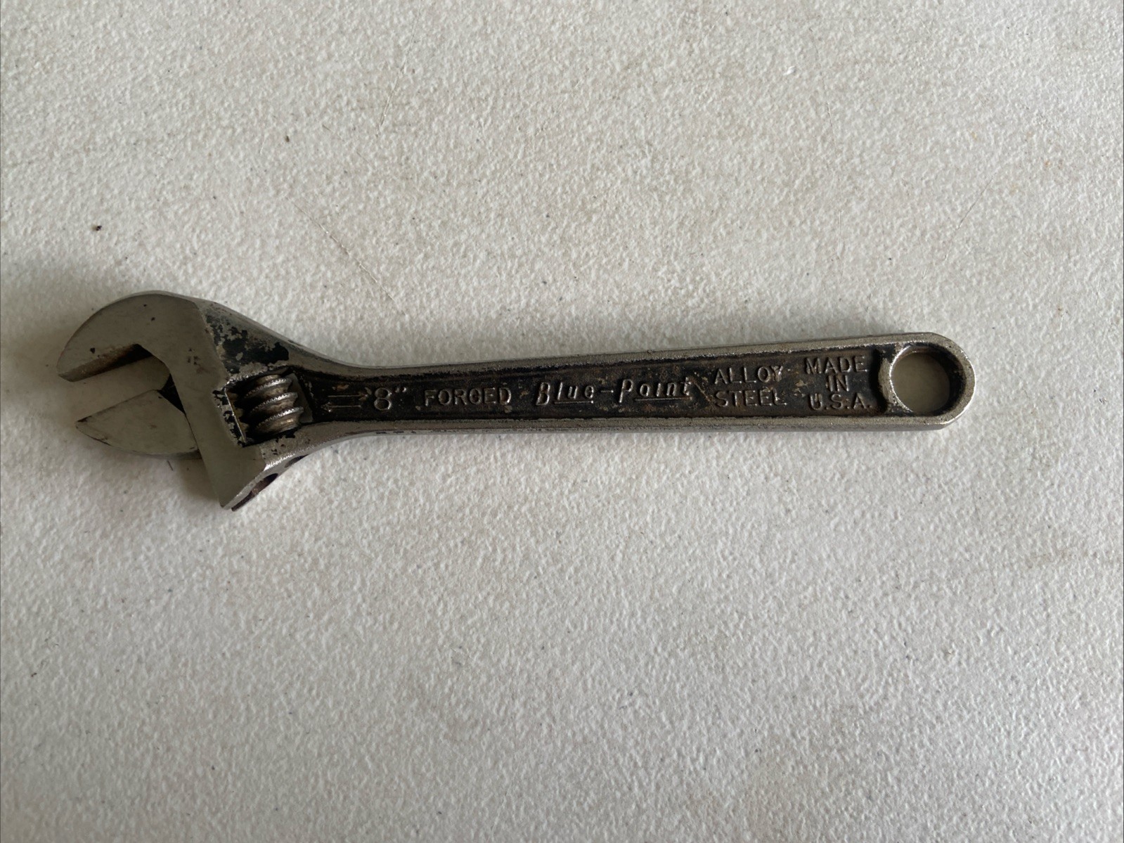 Snap-on Blue-point 8″ Adjustable Wrench Forged Alloy Steel Made In USA