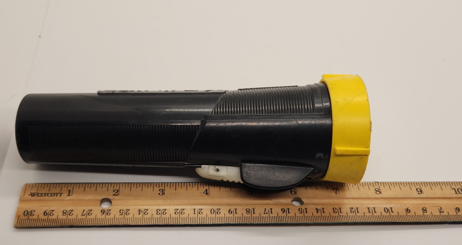 Vintage Chevron Work Flashlight Permissible Light MSHA Browne Co. USA
