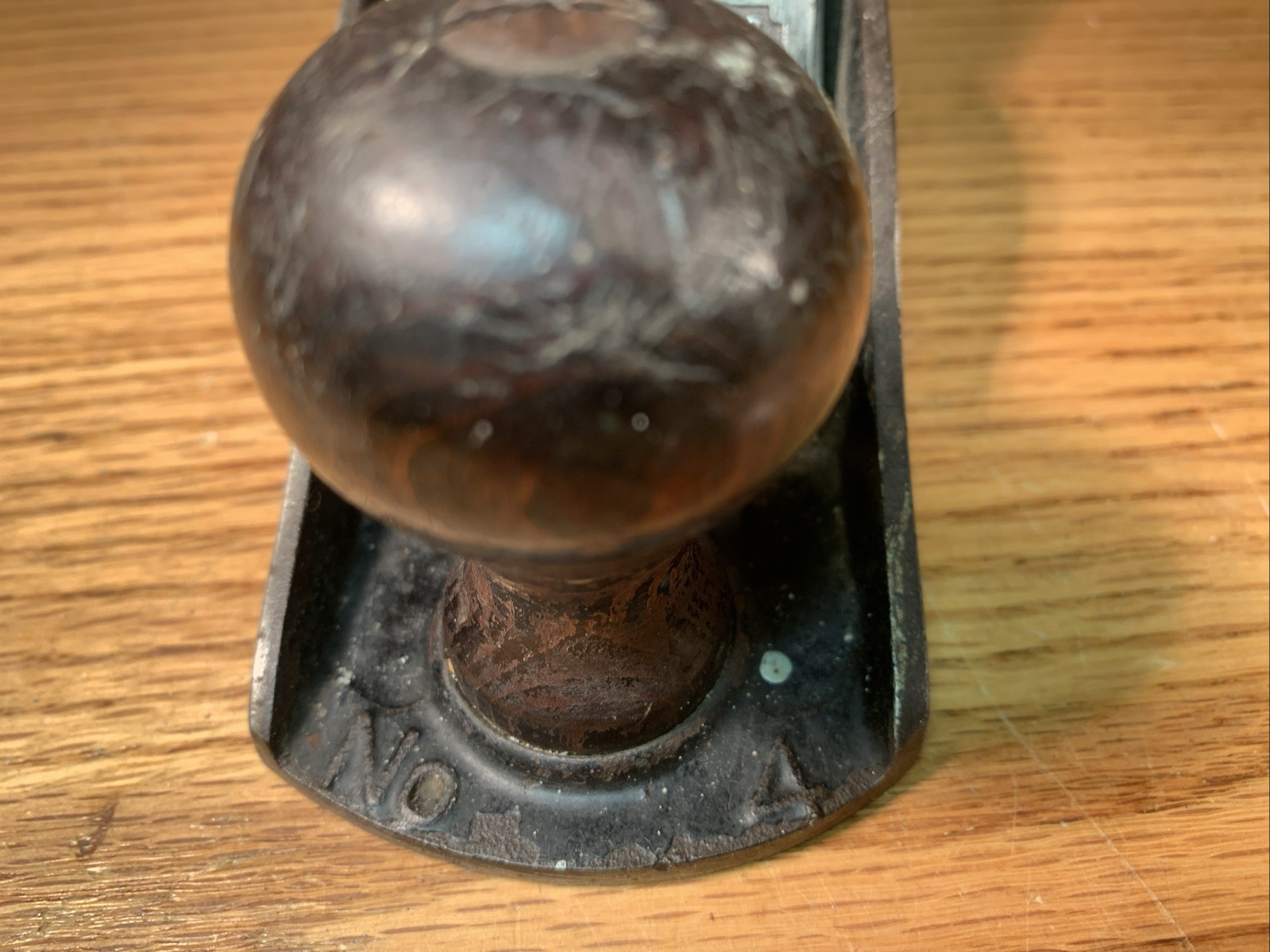 Vintage Stanley Bailey No. 4 Smooth Bottom Wood Plane
