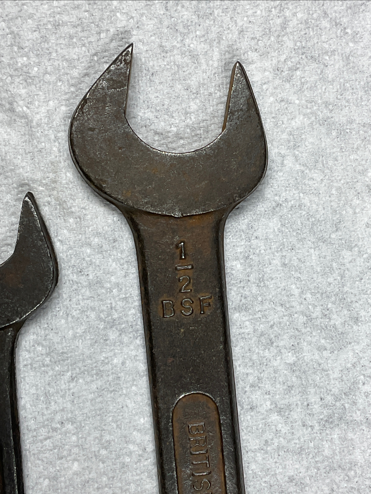 2 DROPSTAMCO SPANNER WRENCH TOOL KIT CLASSIC CAR VINTAGE 7/16 1/2 3/8 5/16 W