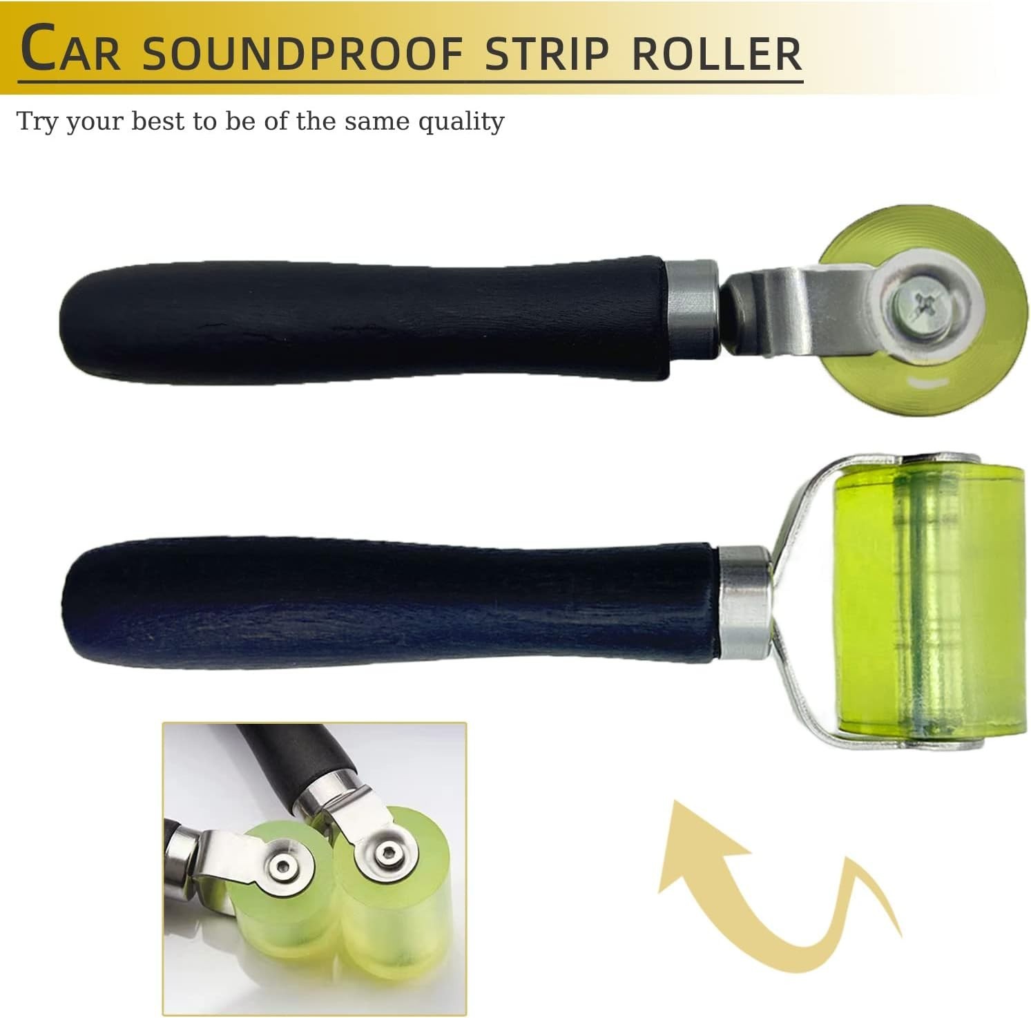 Compact Sound Deadening Roller Tool for Ultimate Noise Filtration – 2×1.4 Inches