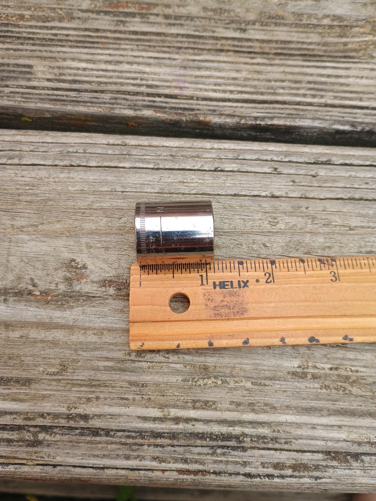 Vintage Craftsman 18mm 6 Point Shallow Socket 3/8″ Drive Inverted G2 43579 USA