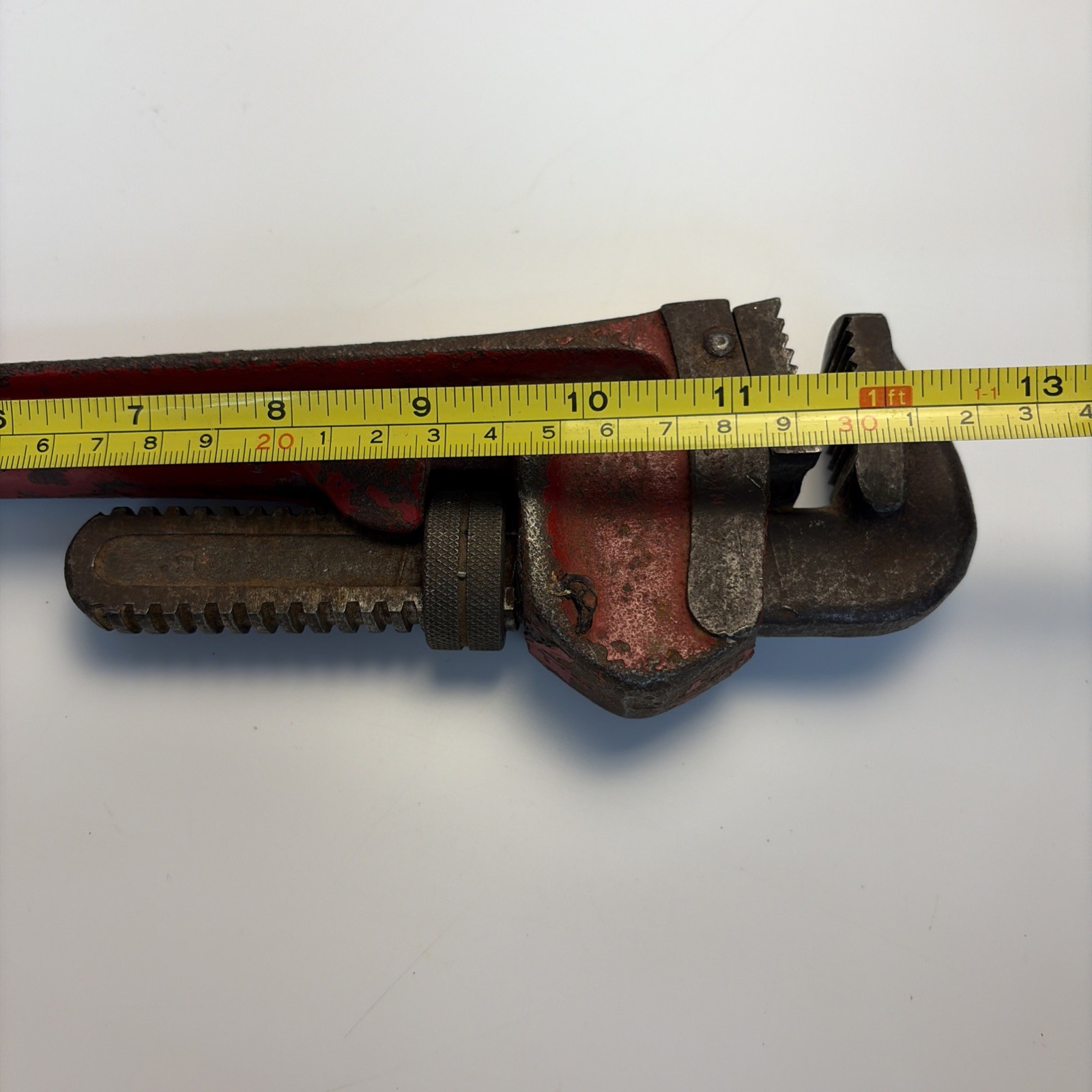 Vintage 14 Inch Pipe Wrench 1/8 To 2 Inch Spain