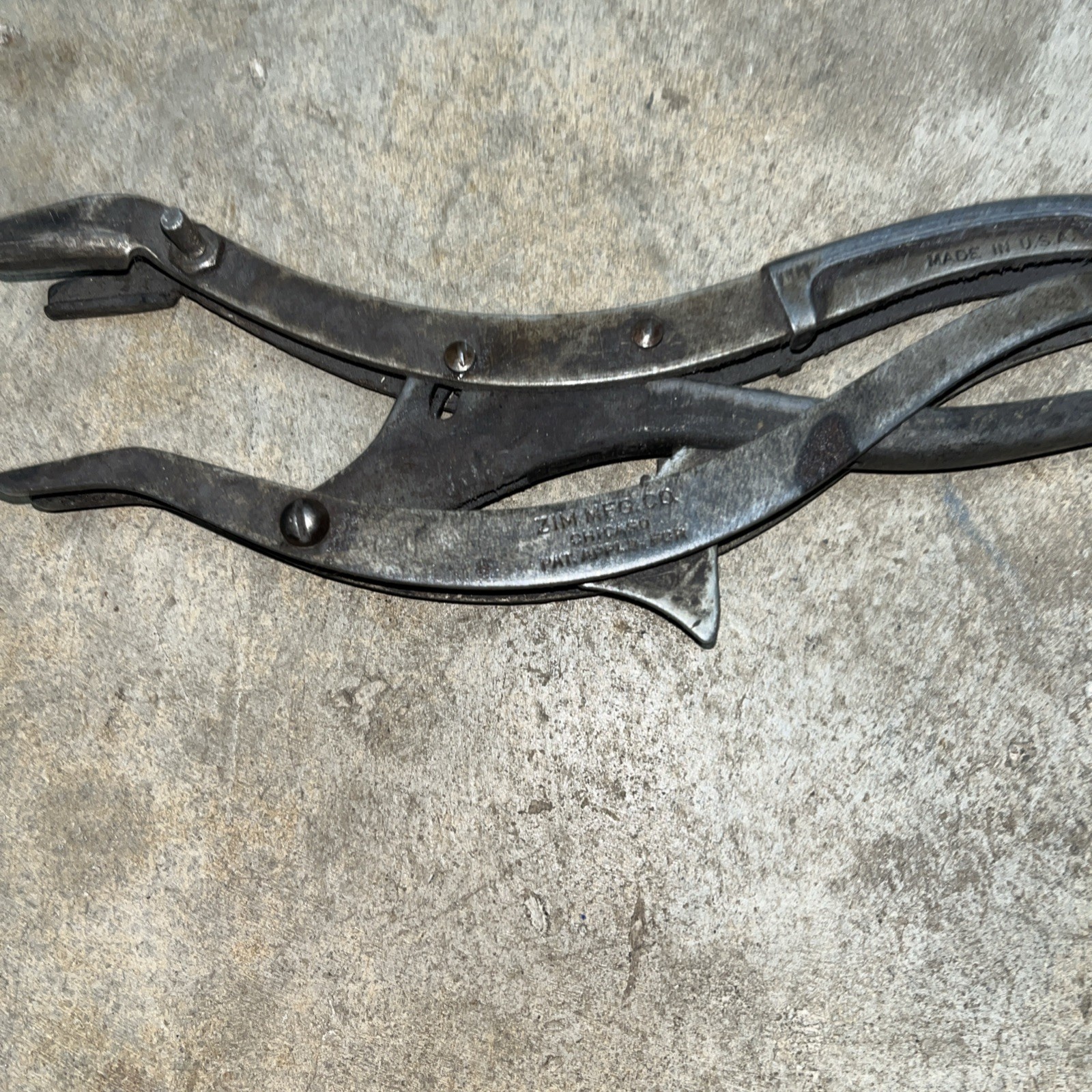 VINTAGE ZIM MFG. CO. VALVE SPRING COMPRESSOR TOOL