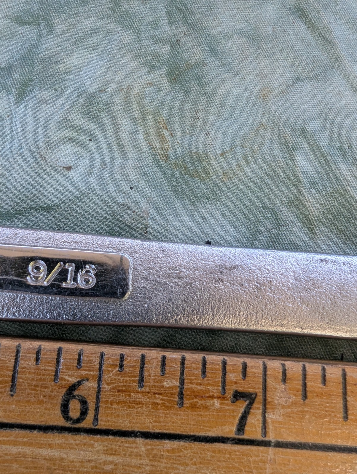 Vintage Craftsman 1/2” X 9/16” Straight Boxed End Wrench -VV- 43923 USA NICE