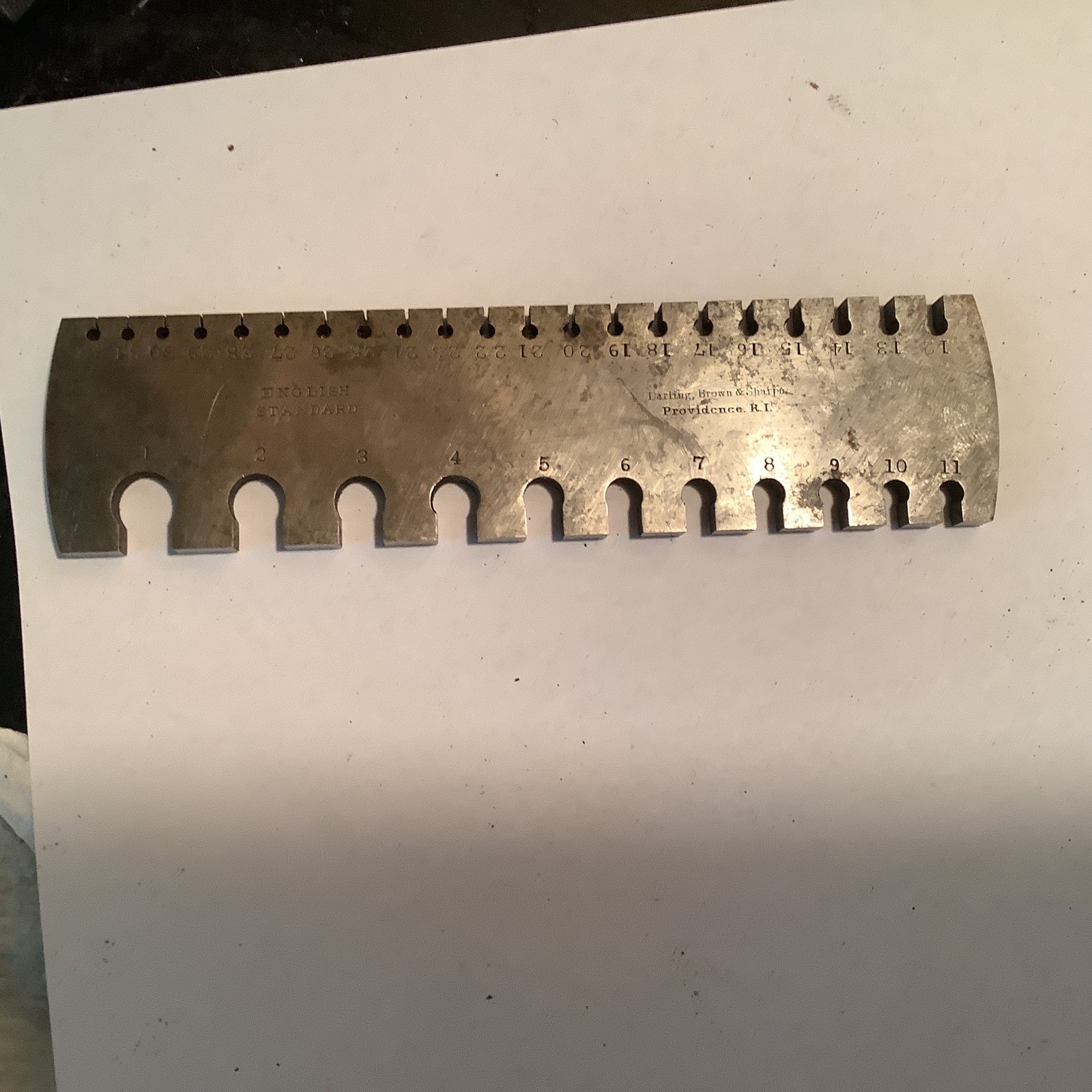 Darling Brown & Sharpe Standard WireGauge 1-32, USA – Rare