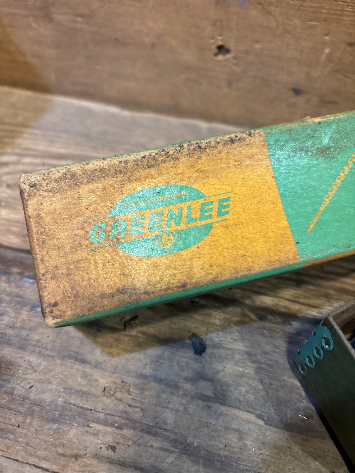 6 Vintage Greenlee Auger Bits No 22 USA Size 11 NOS Solid Center Drill Wood New