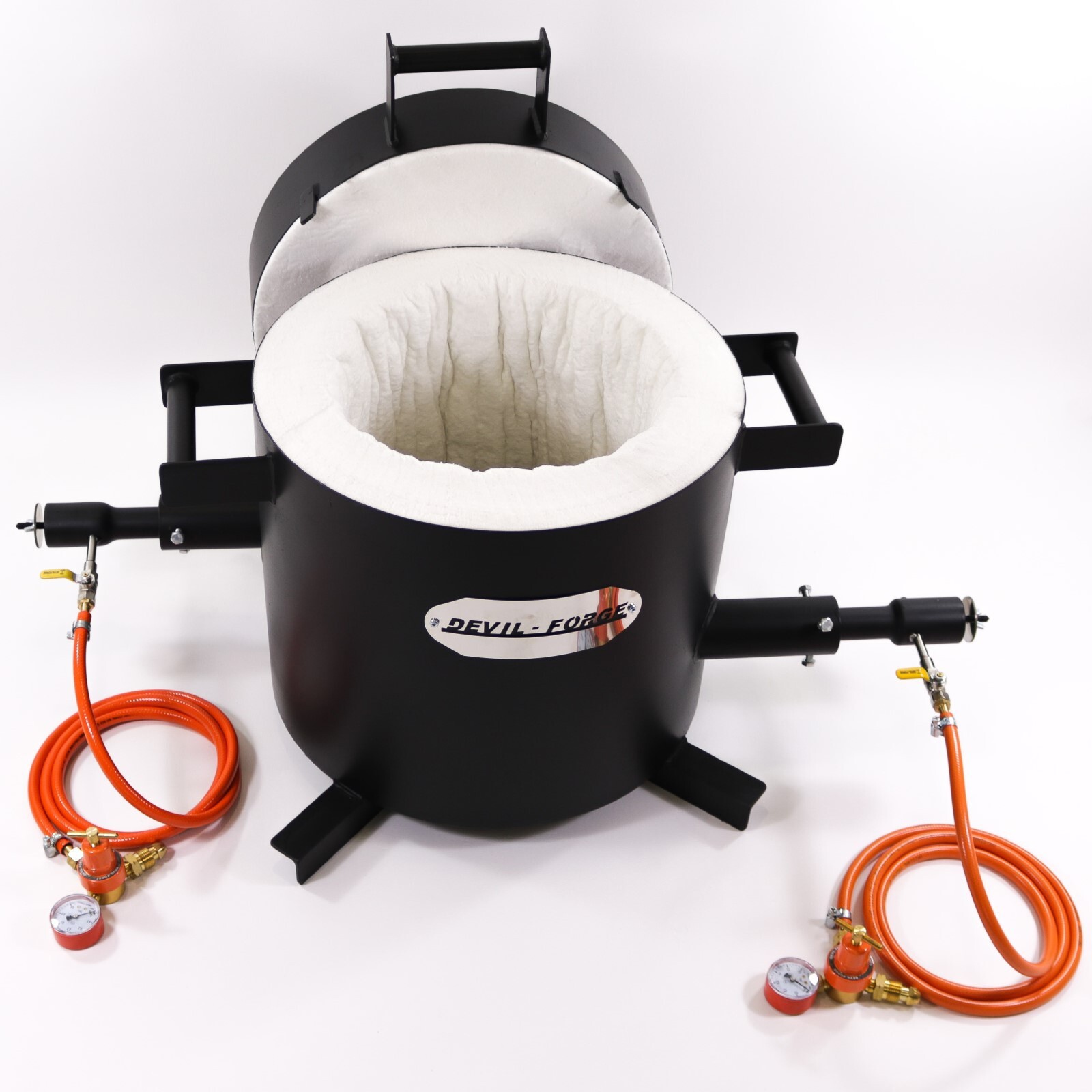 DEVIL-FORGE FB3Hb–20KG Gas Propane Melting Furnace Forge Burner +Crucible USA