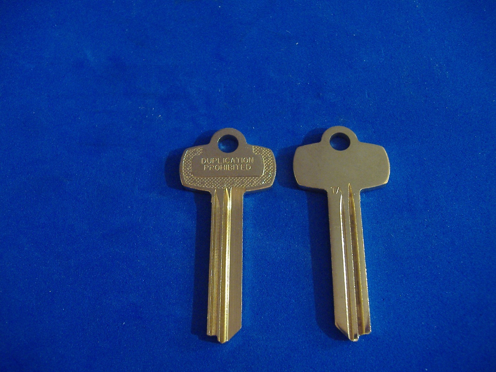 TWO NICKEL SILVER FITS BEST KEY BLANKS FOR “TA” KEYWAY