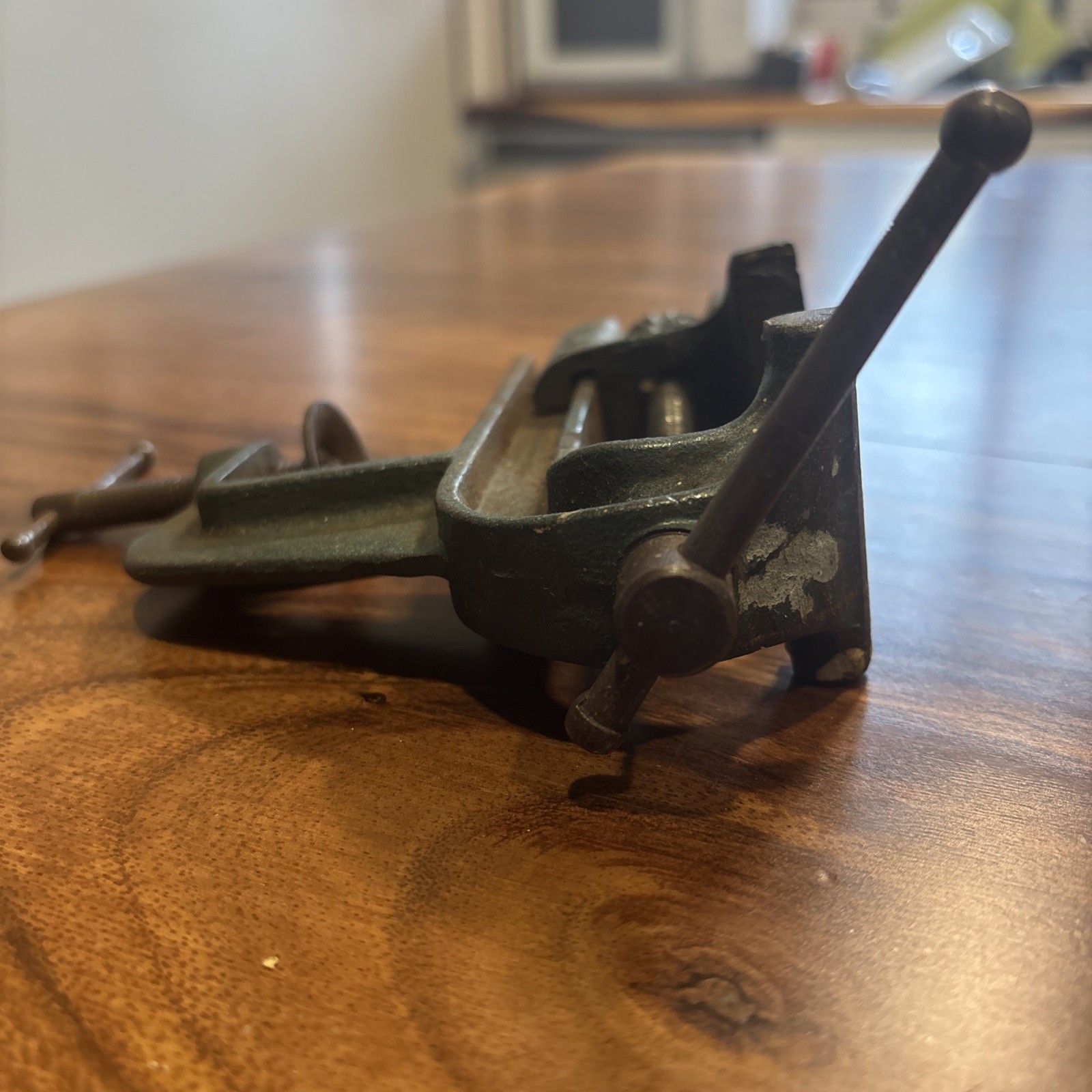 Vintage LH & F Co Vice Clamp No 1 Littestown Hardware Jeweler Custom Table Mount