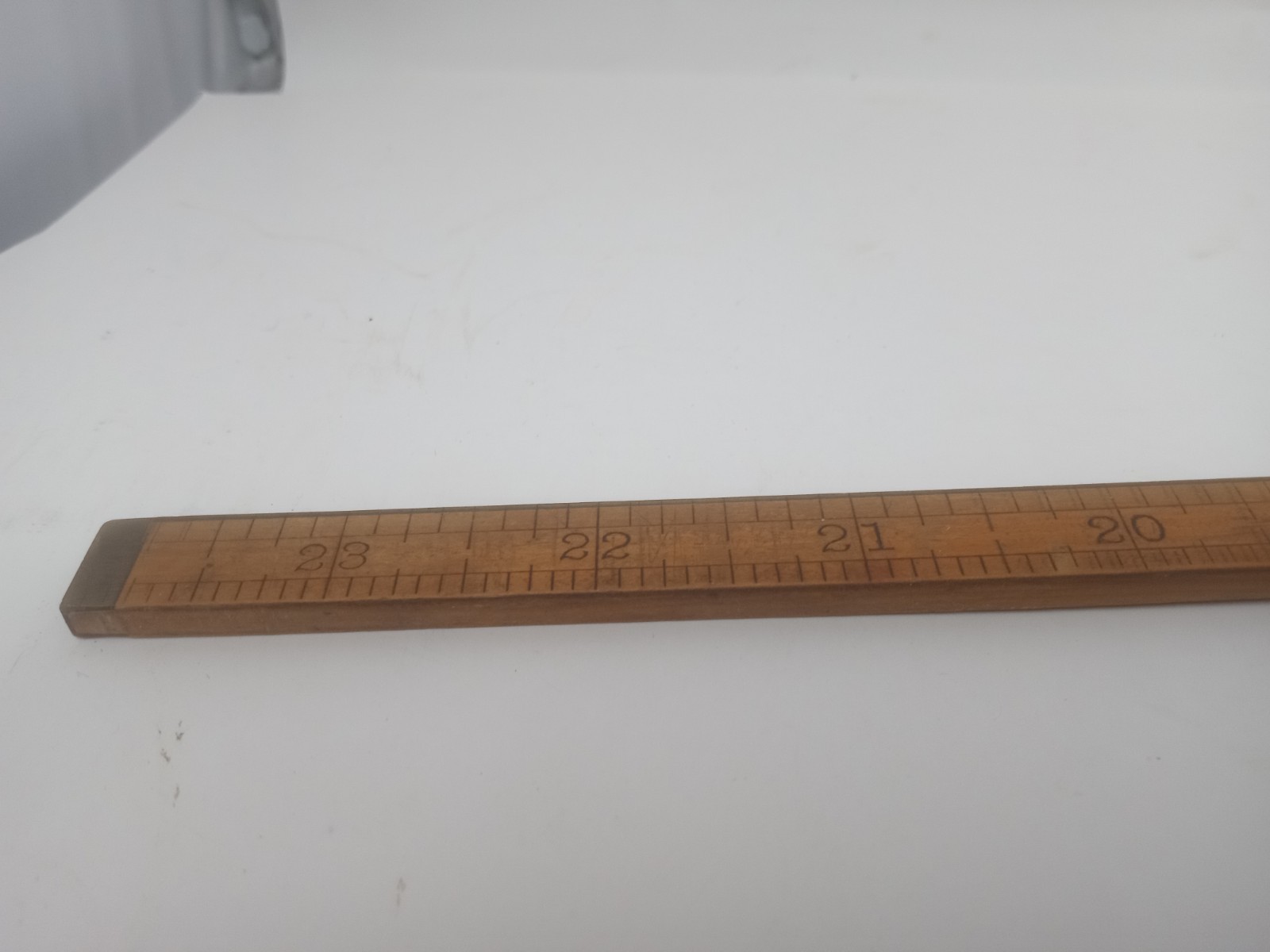 Antique Stanley Sweetheart Rule No.84 wood brass 1859-1920 ERA 24 inch ruler