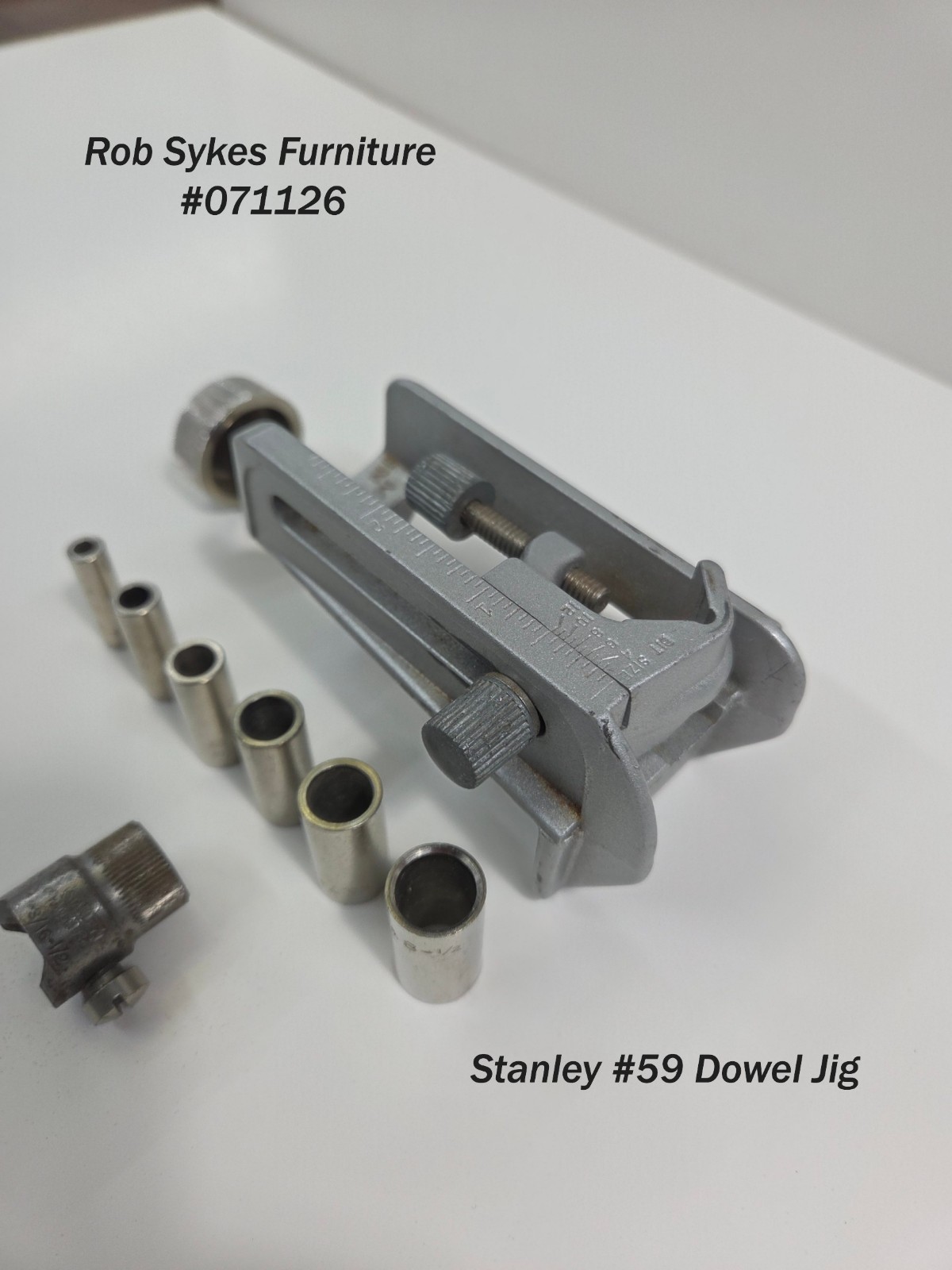 Stanley #59 Doweling Jig – Complete Set in Good Clean Condition in Original Box