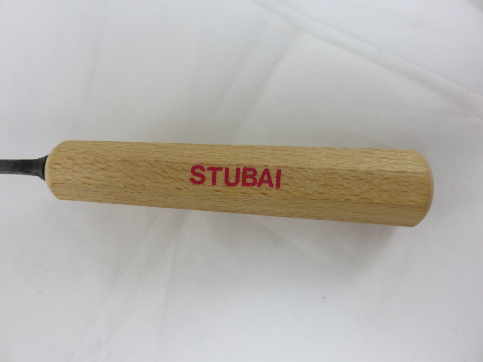 Stubai 1 Sweep Bent Straight Gunsmith Wood Carving Chisel 6mm Austria UNUSED