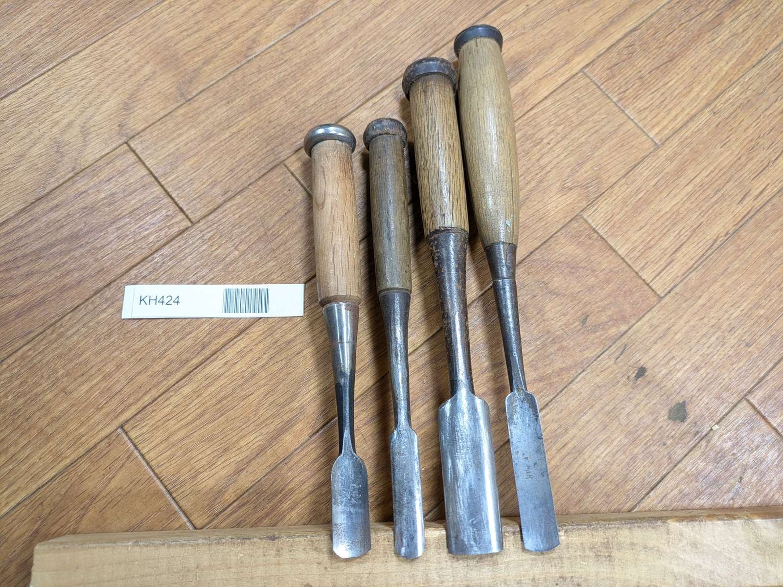 Japanese vintage chisel tataki Nomi Japan Signed Old Vintage 15.12.23.14mm KH424