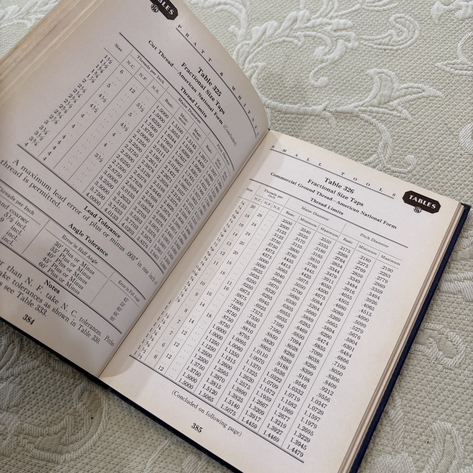 Pratt & Whitney Small Tools Catalog No. 15 Hardcover 1938