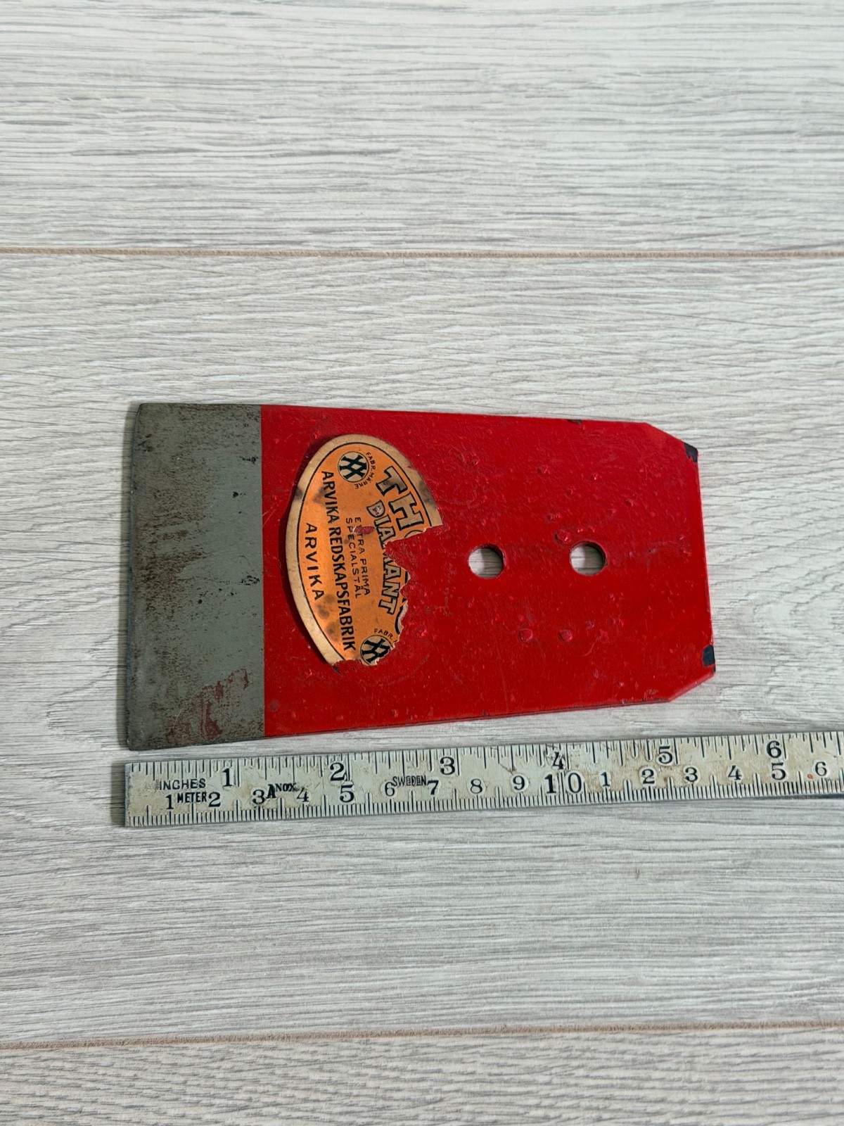 Vintage NOS Arvika Redskapsfabrik Bark Spud Blade Swedish Tool 85mm