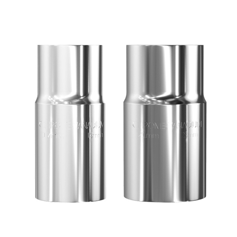 Automotive Double Head Lug Nut Remover 2Pcs 17/19mm and 21/23mm 6 Points Socket