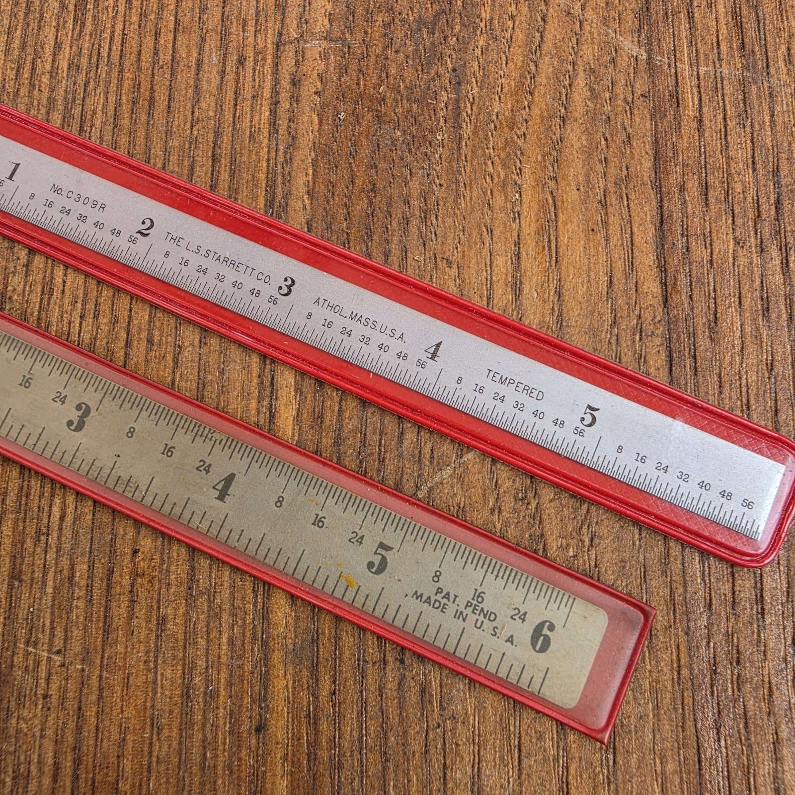 Ruler Lot Starrett C309R And Other Great Condition