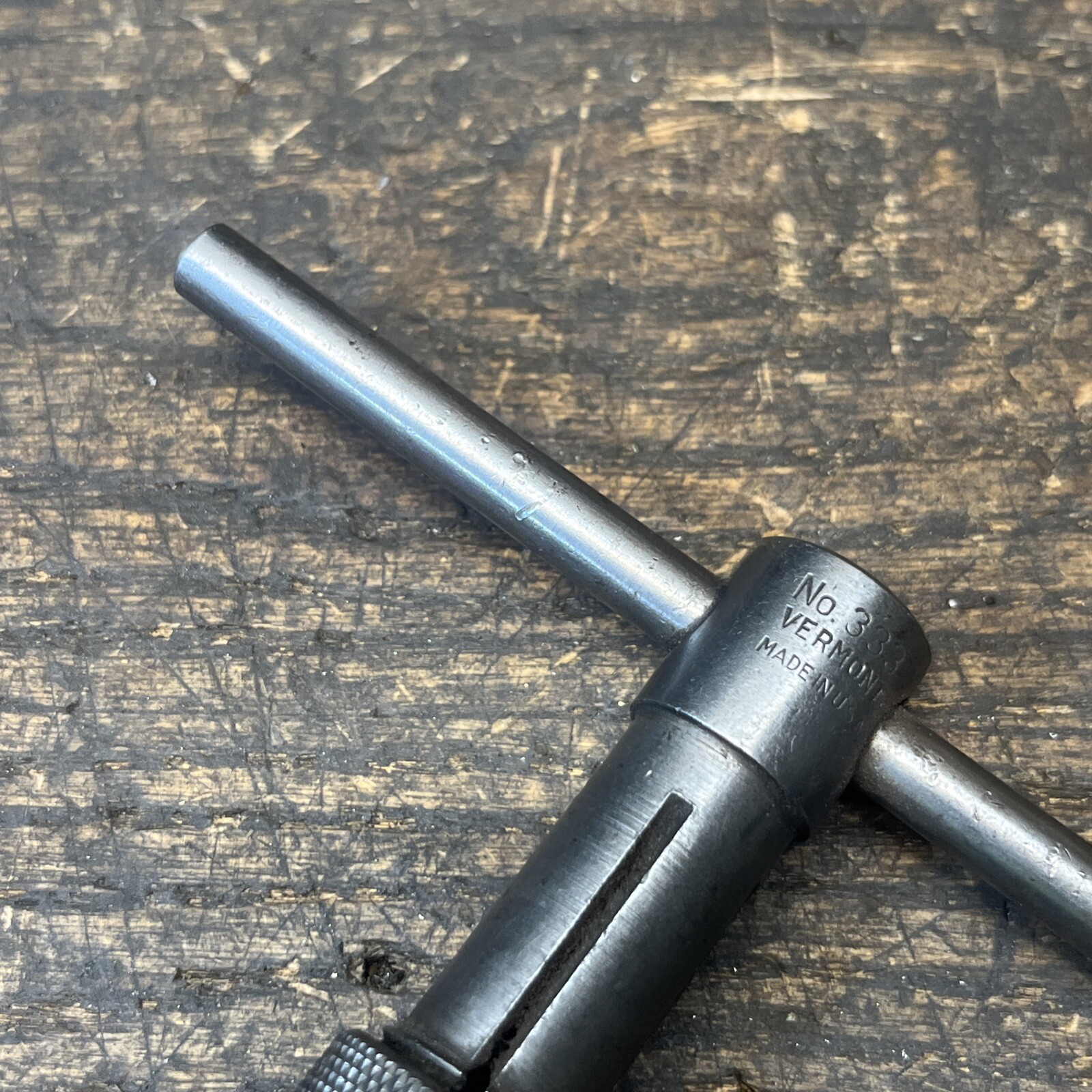 Vermont № 333 Tap Wrench T Handle 1/4 Shank Max