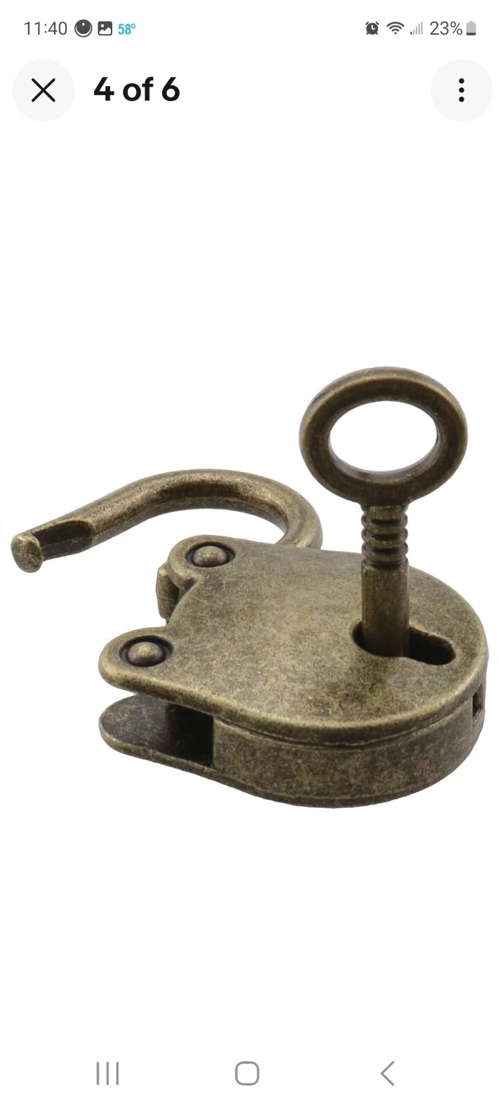 2 Sets Mini Antique Bronze Locks and 4 Keys, Retro Vintage Small Metal Padlock