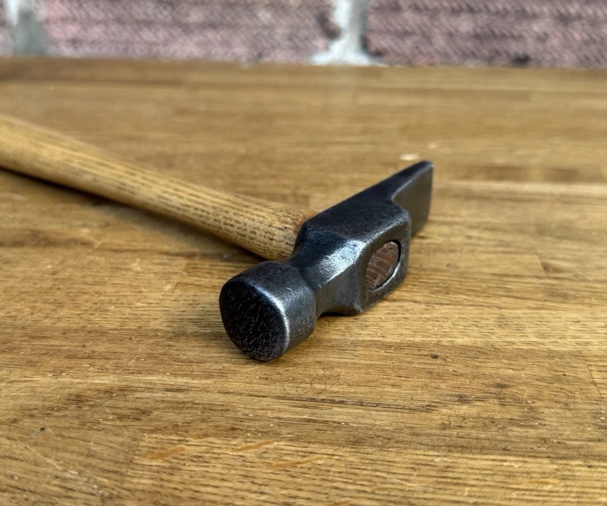 Vintage 10oz I&H Sorby Joiners Tinsmiths Hammer Cross Pein Chipping Old Tool