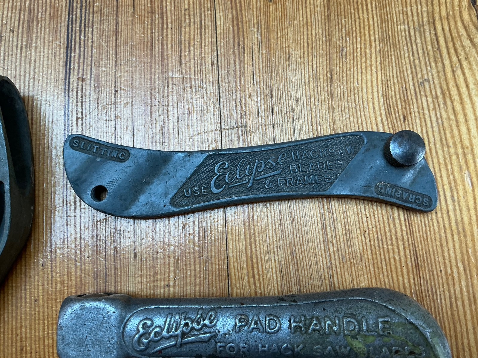 Vintage Eclipse Handles, No. 66, No.4S and a Padsaw Handle