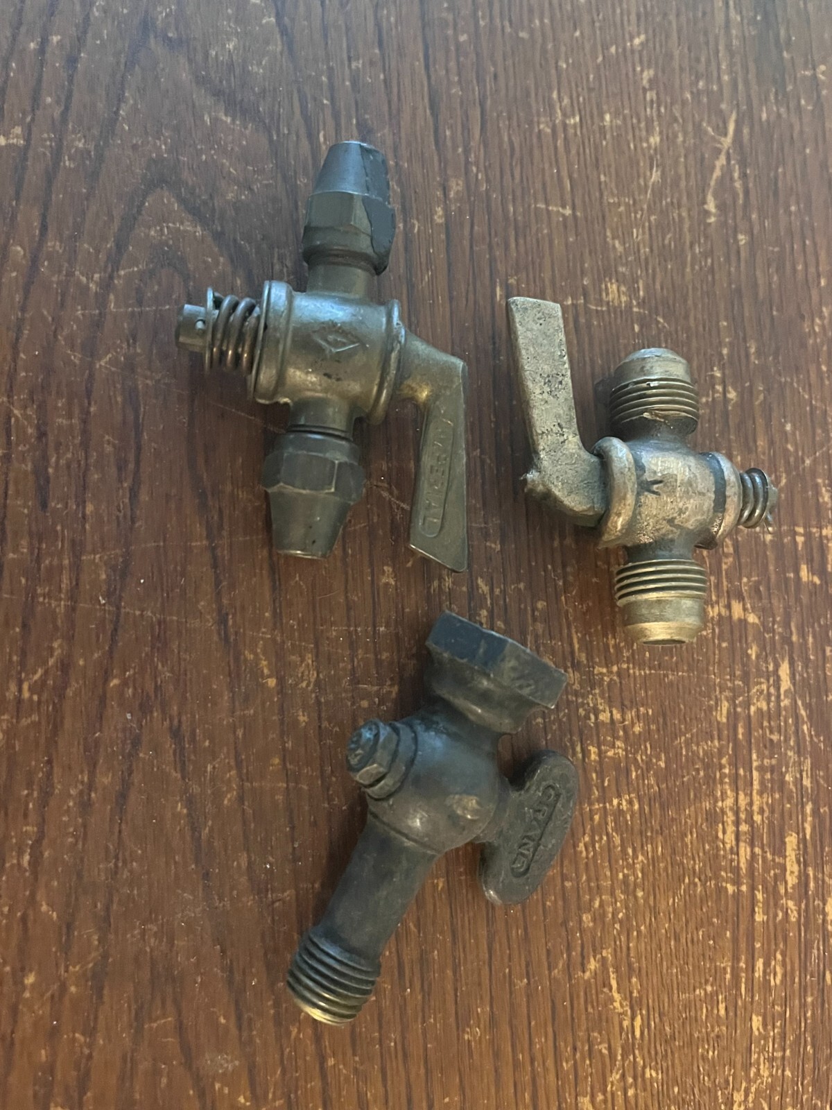 ANTIQUE VINTAGE HIT MISS STANDARD CRANE PET COCK SHUT OFF ON VALVE