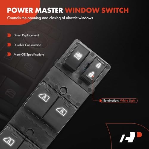 Driver Side Power Master Window Switch Compatible with Infiniti G25 2011