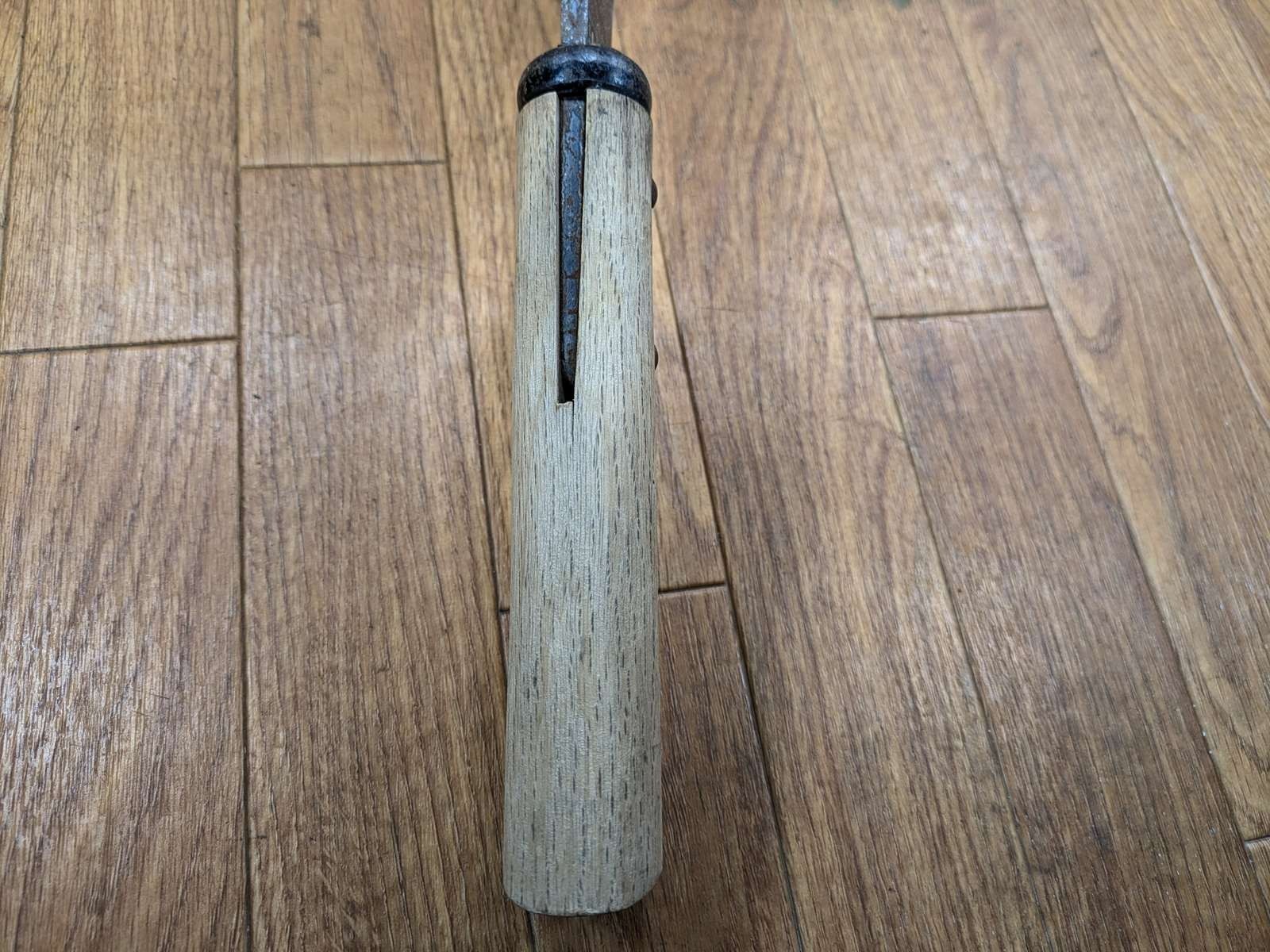 DAMAGED Japanese vintage Carpentry Tool NATA AXE ONO Woodworking 178/375mm TW466