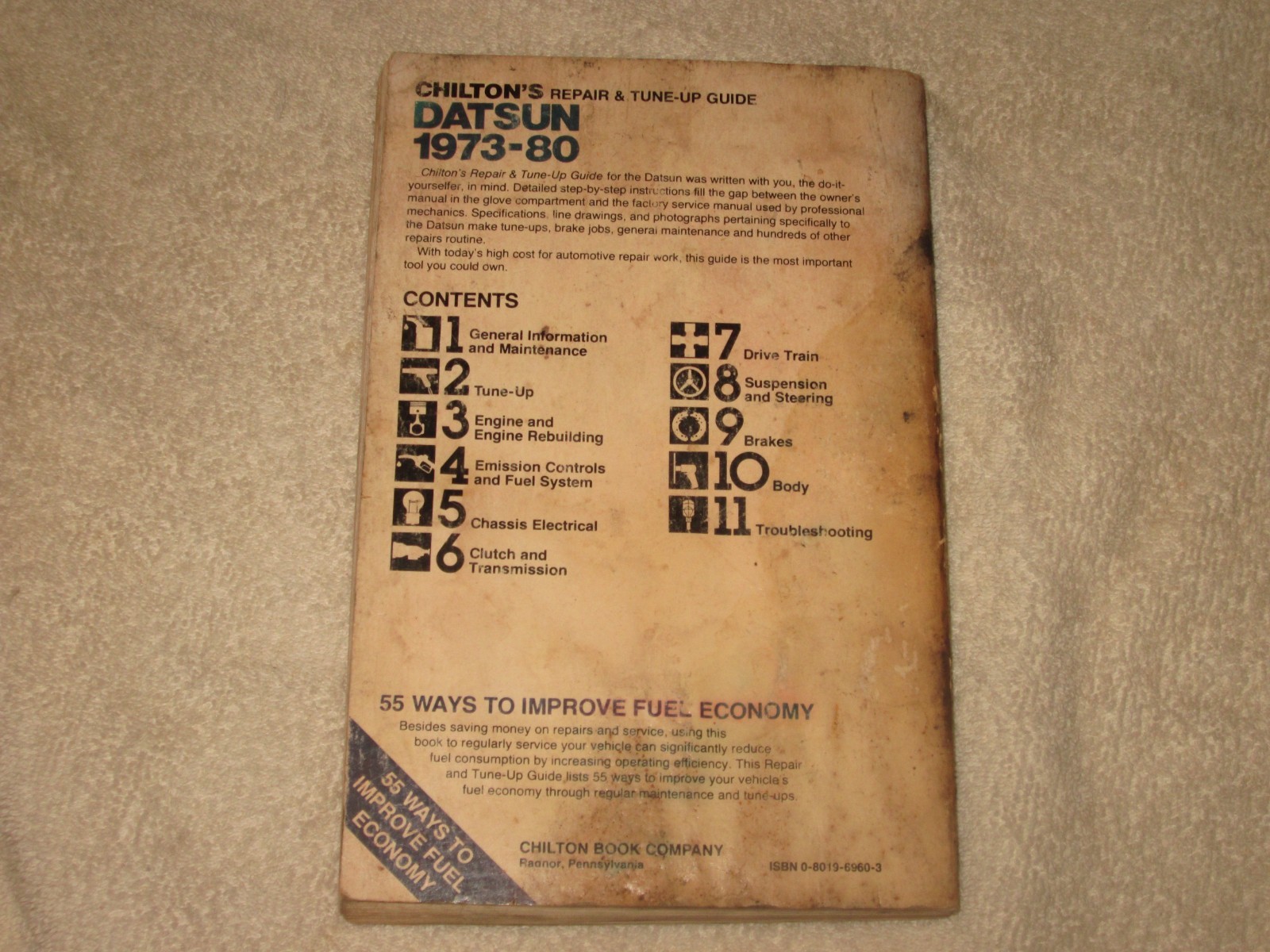 Autobook 705 Datsun 240z 1970-73 Kenneth Bell & Chilton’s Repair Manual SEE PICS