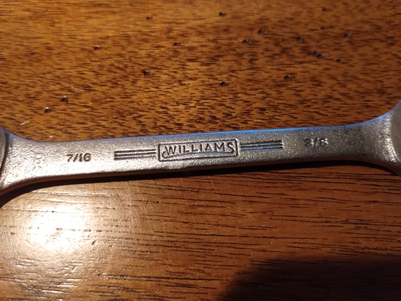 Williams 1723 superrench 3/8 X 7/16 Double Open End Wrench, 4.75″ Long