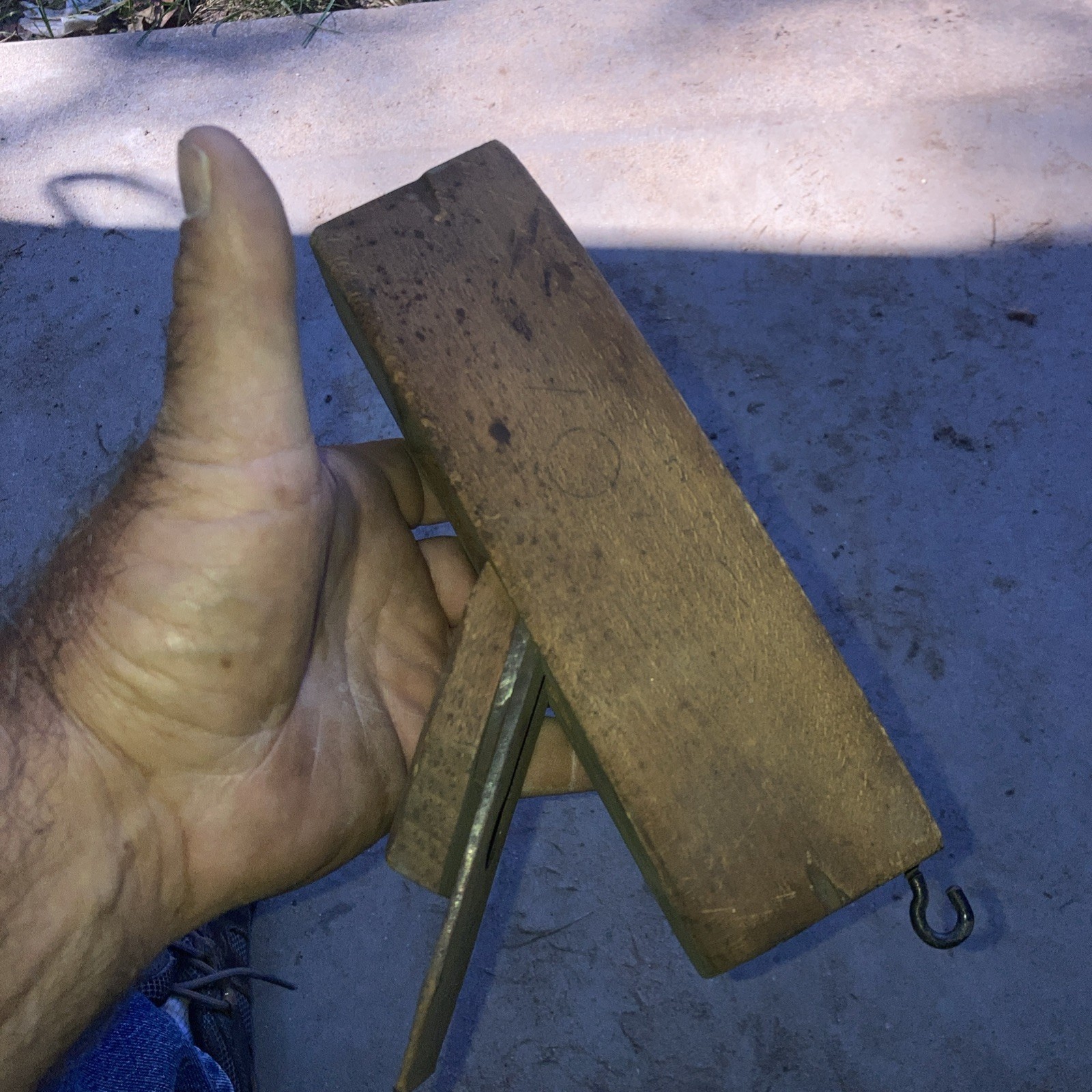 Vintage Auburn Tool Company Wooden coffin plane #3