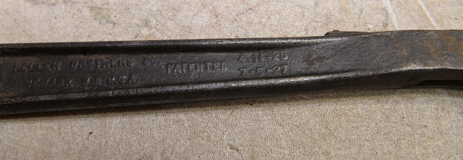 Antique Heller Masterench adjustable 14″ USA horse logo collectible mechanics
