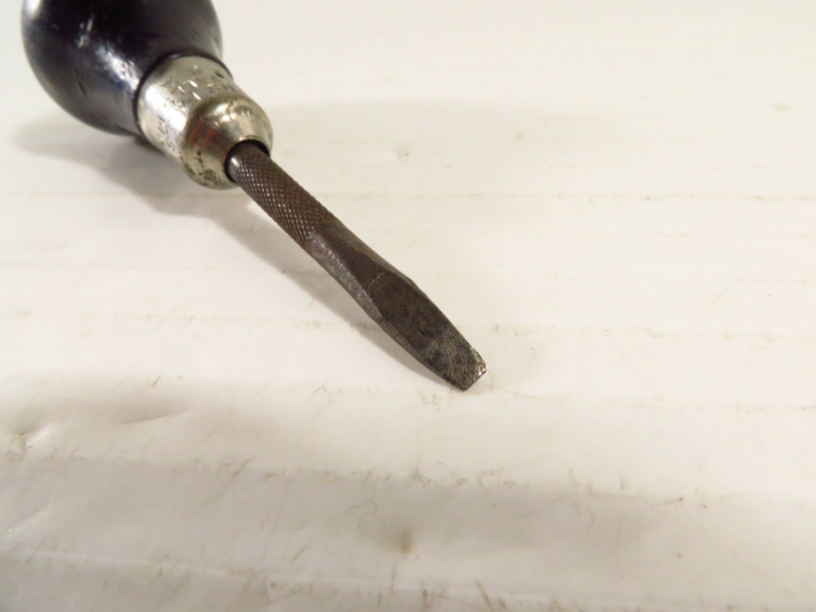 VTG 3″ Millers Falls Wood Knob Handle Flathead Screwdriver Jeweler Watchmaker