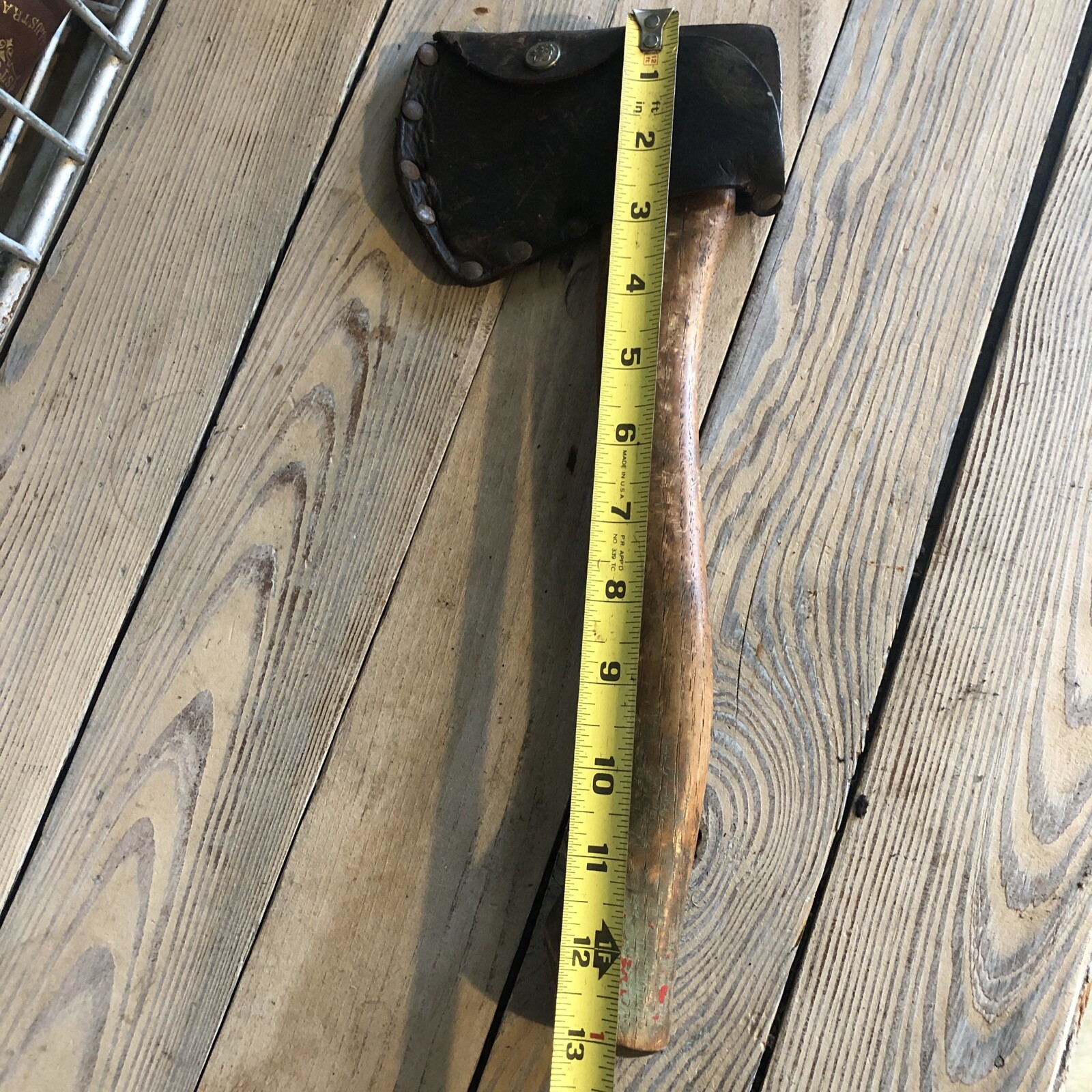 Vintage Plumb Boy Scouts of America Hatchet and Leather Sheath