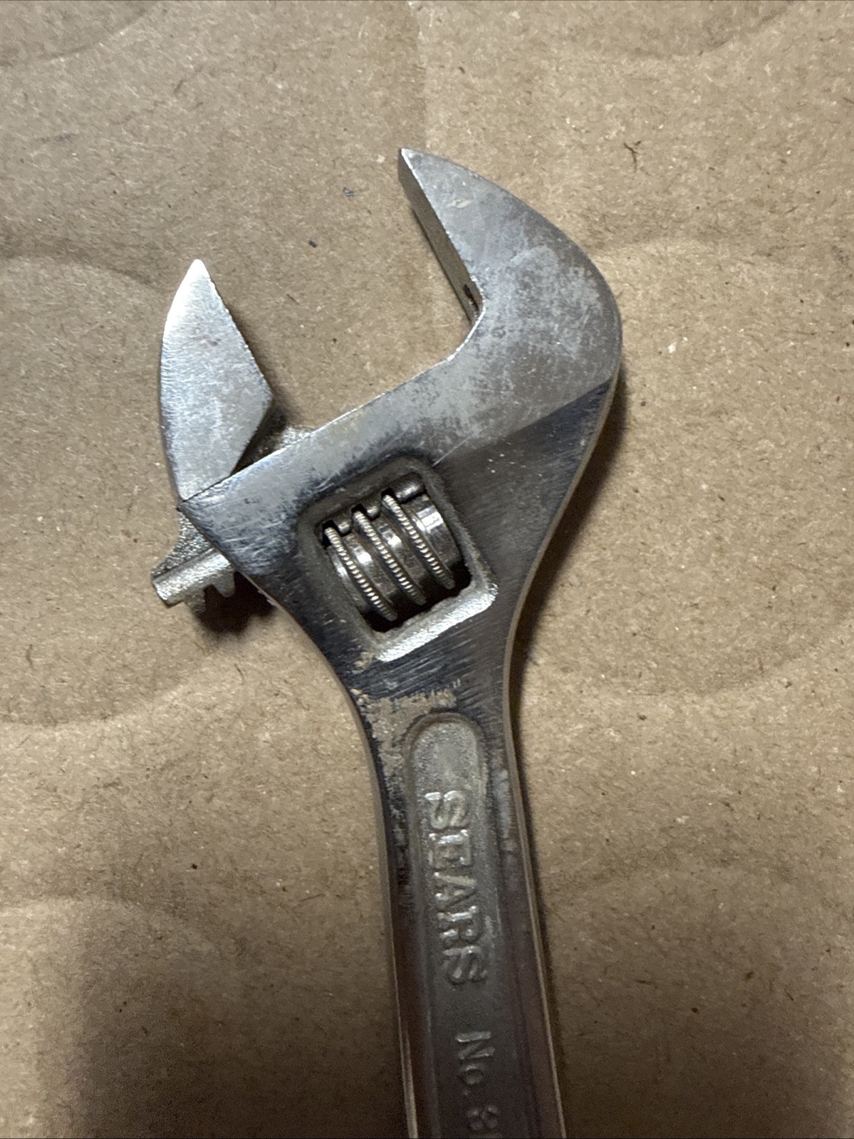 Sears 3/8 socket rail, carpet knife in original box & other Sears Branded Tools