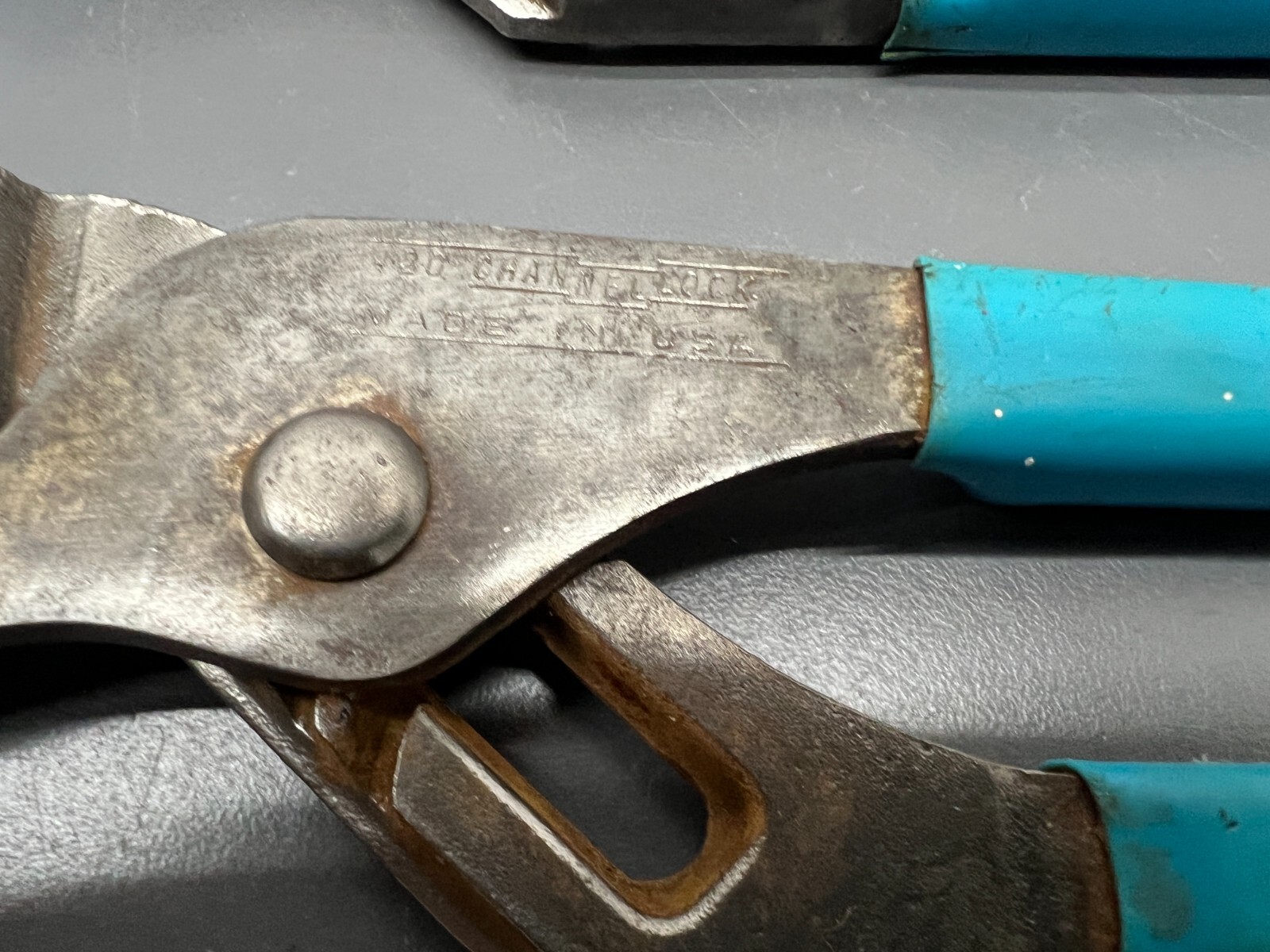(k) VINTAGE CHANNELLOCK 4PC NEEDLE NOSE PUMP PLIERS SET 420 420 317 3017 – USA