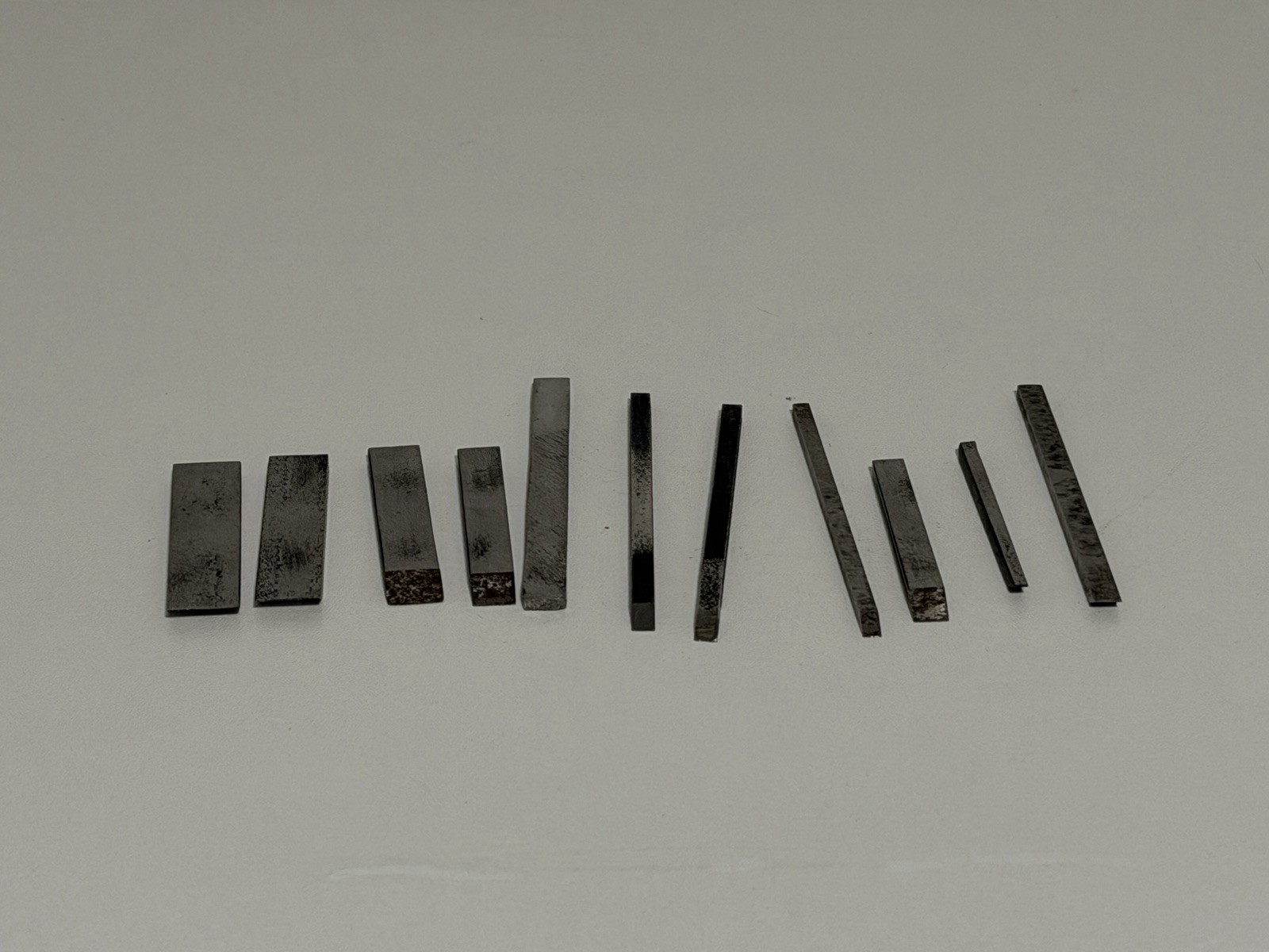 Lot Of (11) Vintage Plough Plane Cutters – Assorted Sizes