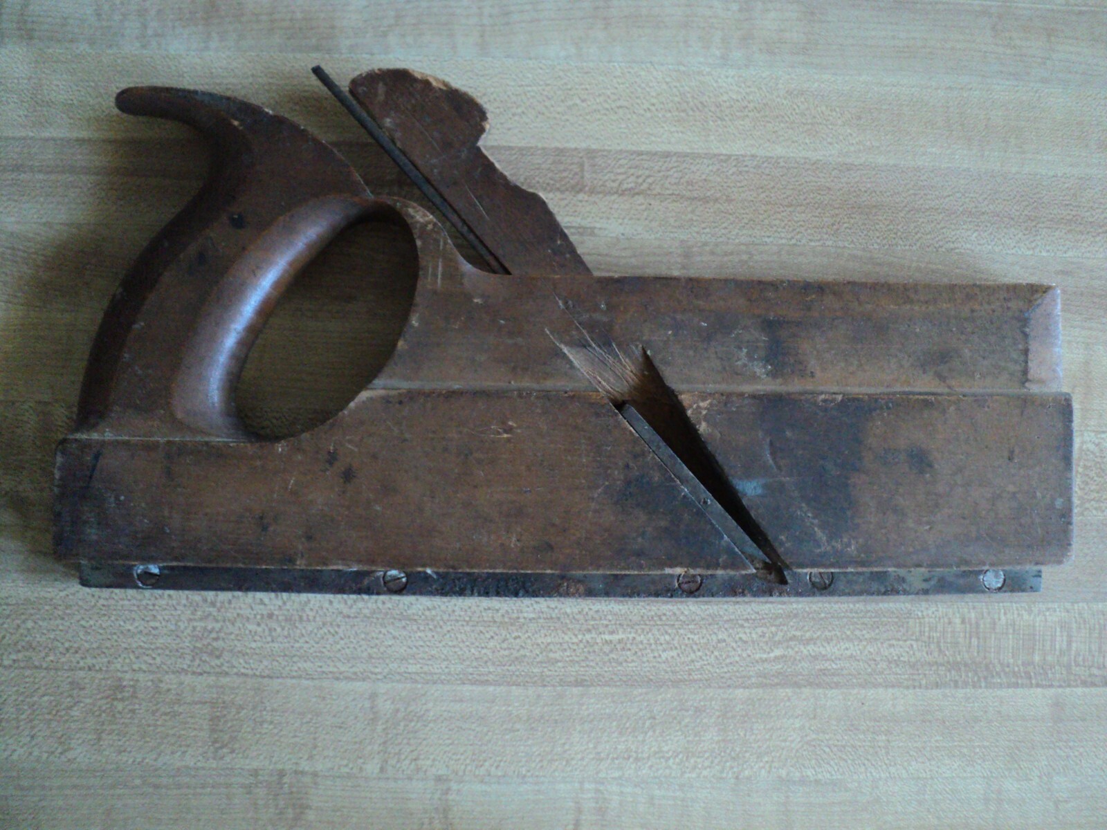 Antique Vintage Molding Wood Plane Woodworking Carpentry Edward Carter Troy NY