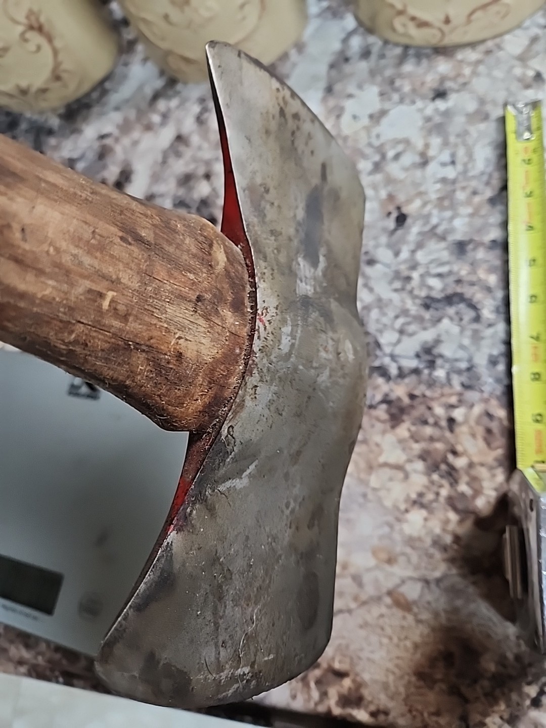 Unmarked True Temper Double Bit Small 8.5 Cruiser Axe Head 2 1/2 lbs 28″ Handle