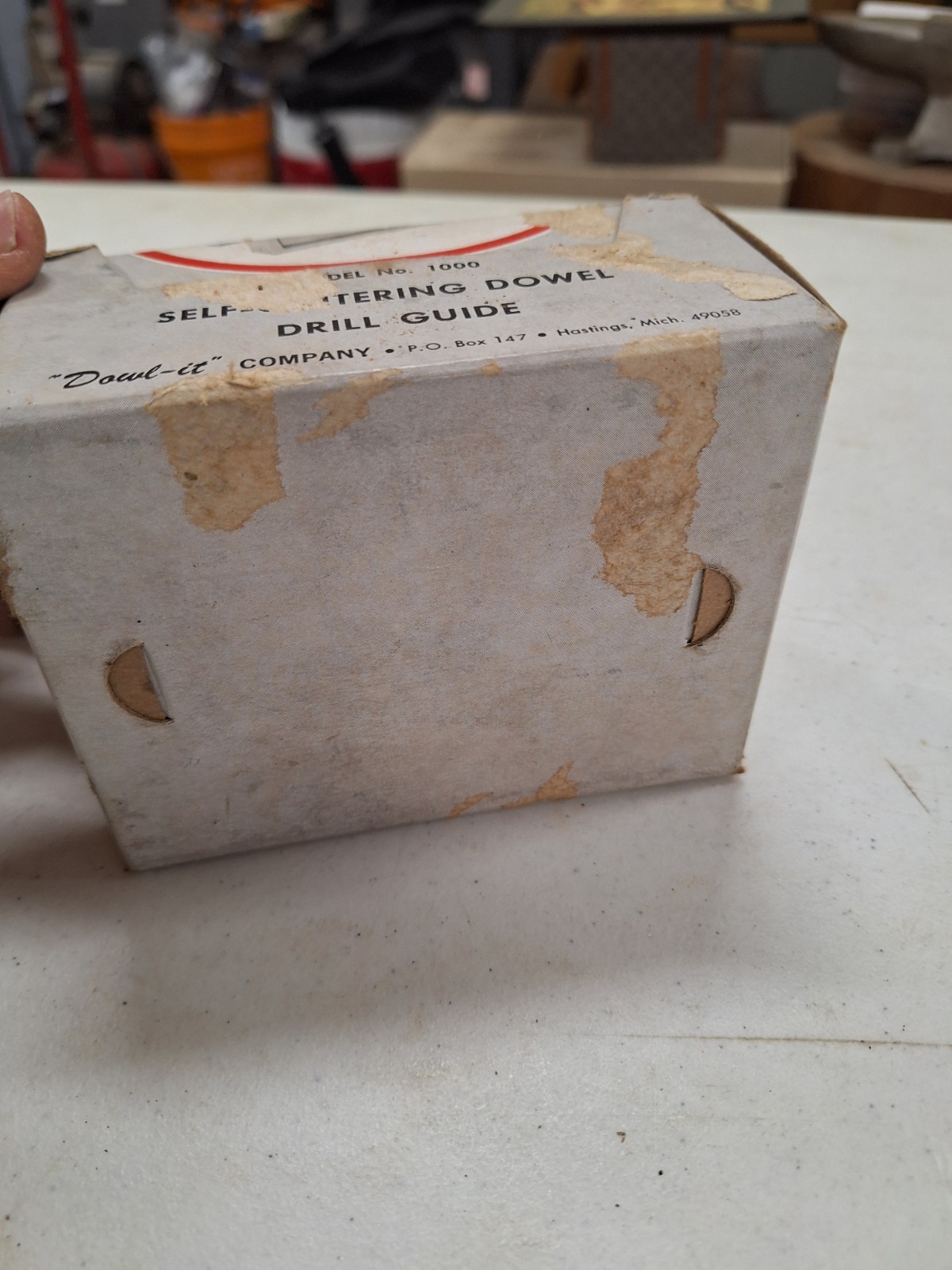Vintage “Dowl-It” Self Centering Dowel Drill Guide Model No. 1000 with Box USA