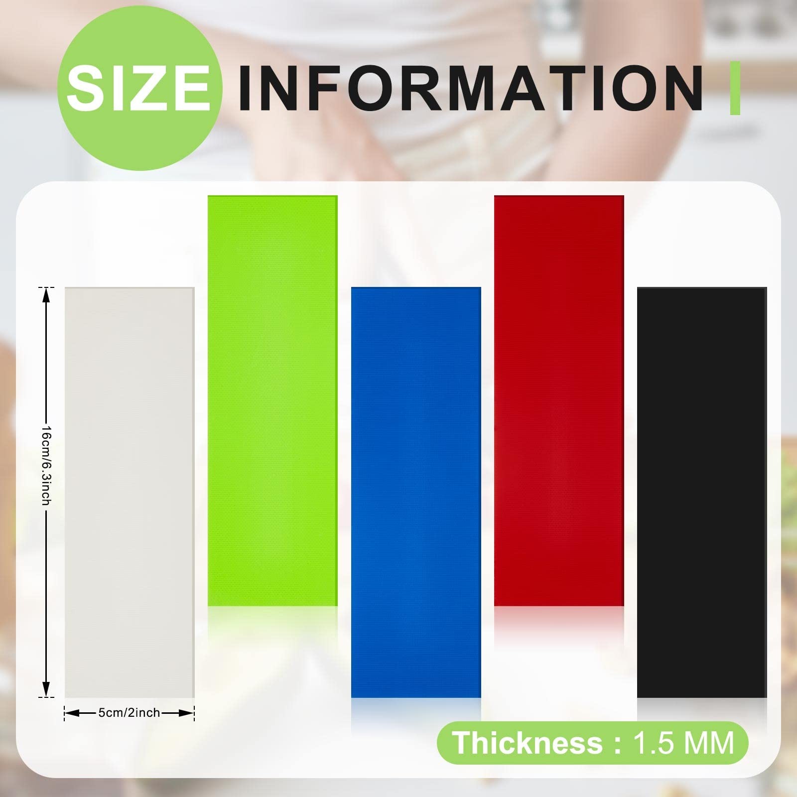G10 Spacer Sheets 10 Pcs 6.3x2x0.06 Inch Knife Handle Material 5 Colors
