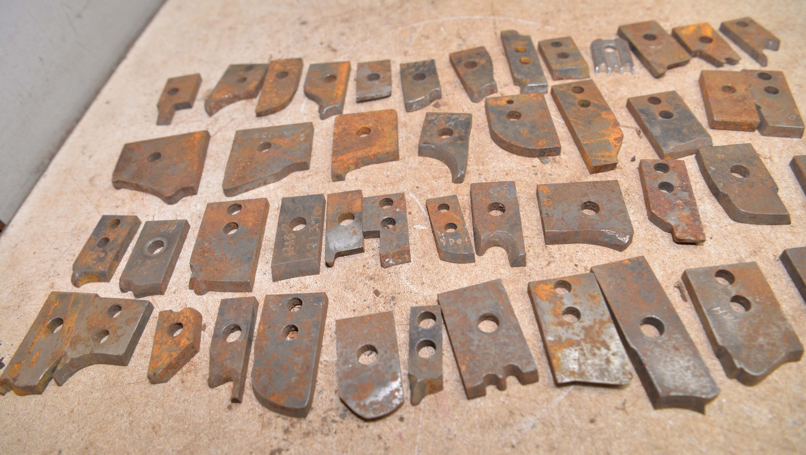 42 vintage heavy duty molding cutters industrial wood cutting shaping tool lot