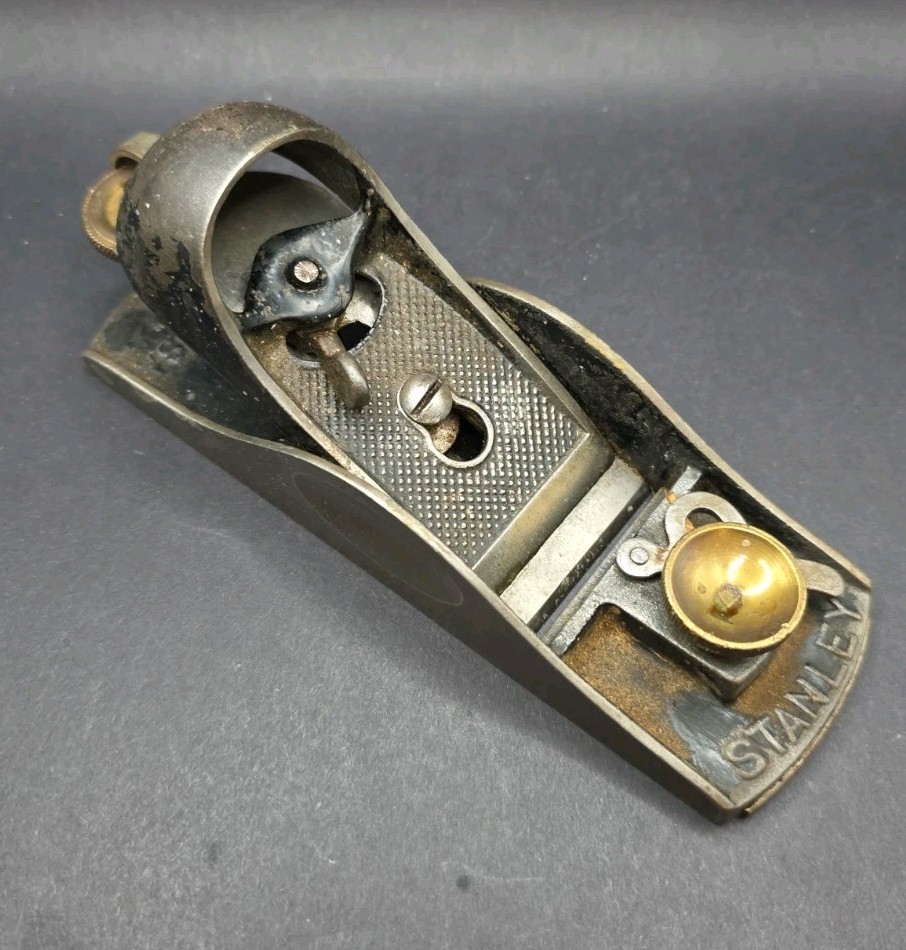 Vtg Stanley Adjustable Block Plane 6 1/4″ Long